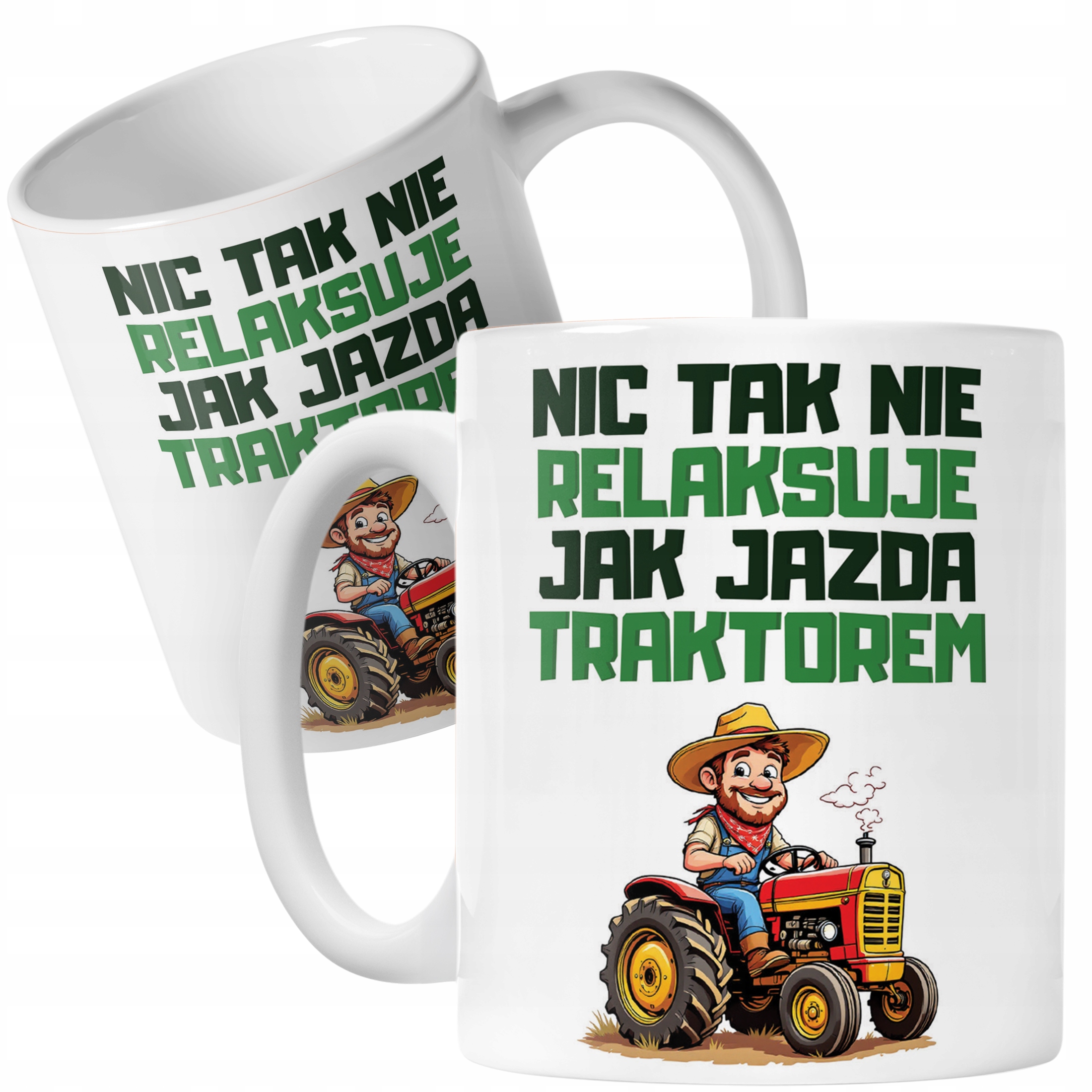 Kubek ceramiczny Rolnik Dla Rolnika Traktor Zabawny Prezent Upominek