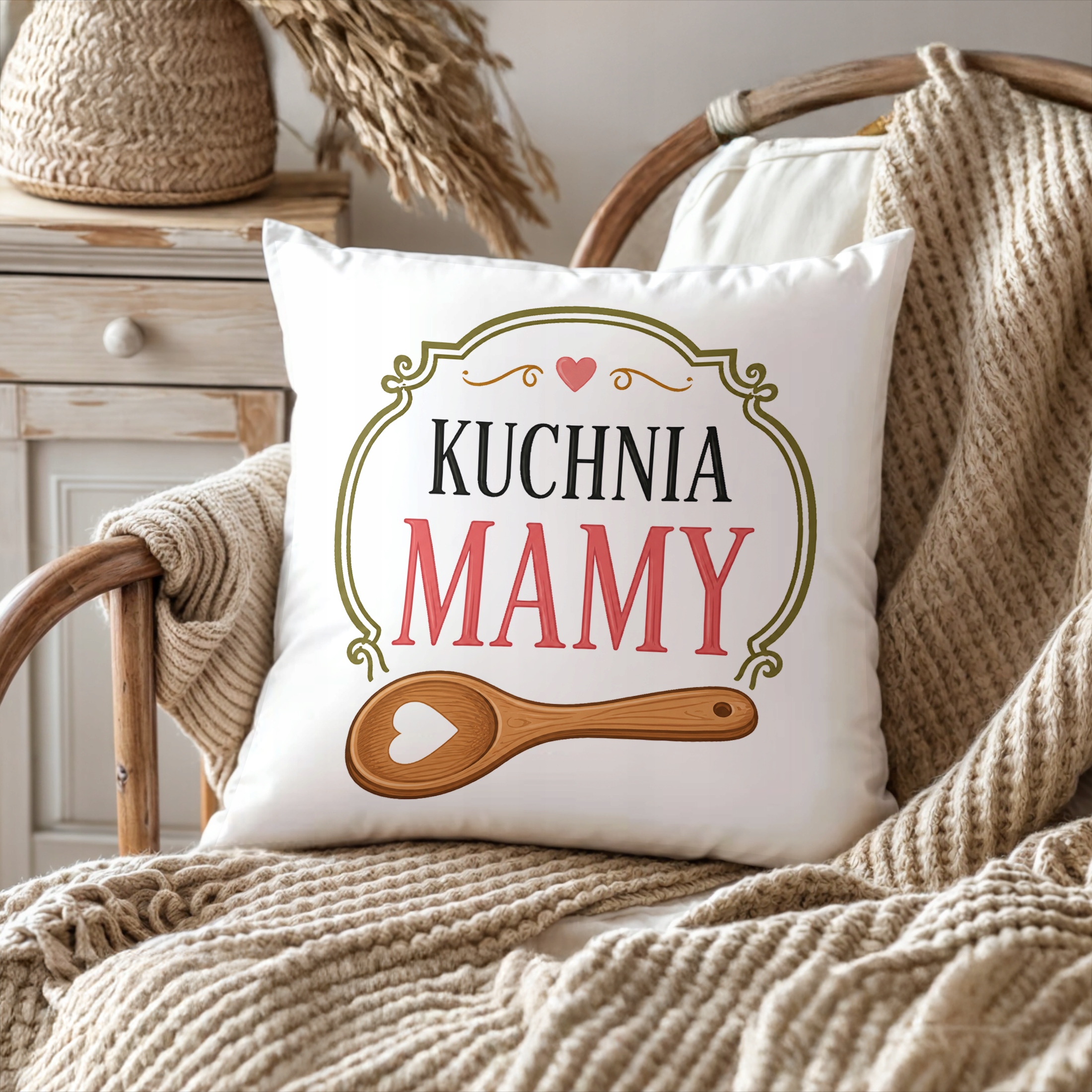 Poduszka 38x38cm prezent dla mamy na Dzień Matki idealny upominek dla mamy