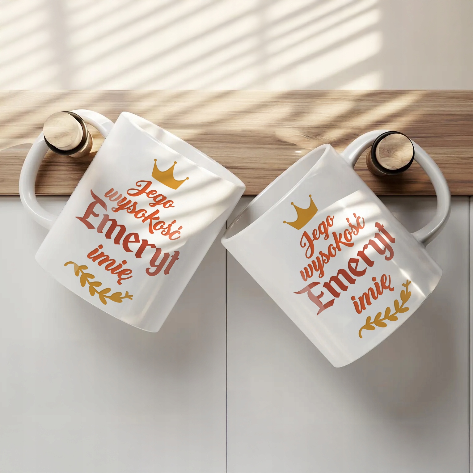 Kubek ceramiczny Personalizowany z okazji Emerytury Dla Emeryta Prezent