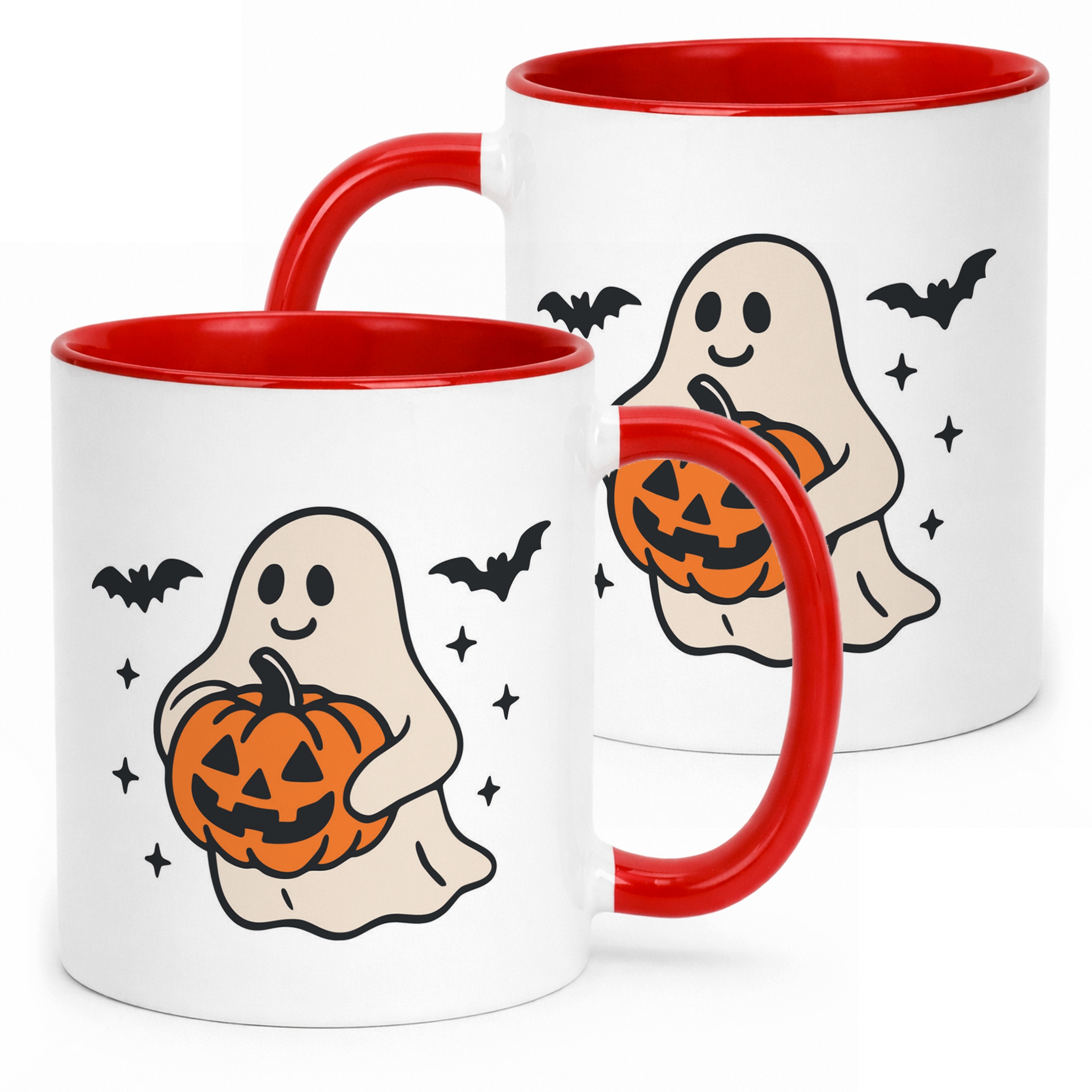 Kubek ceramiczny Halloween Jesień Dynia Duch Prezent Upominek