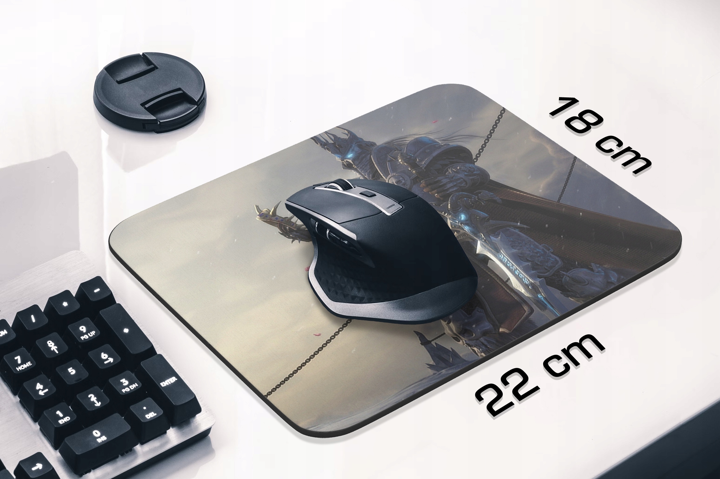 Podkładka pod mysz 22×18 cm World of Warcraft Lich King dla graczy