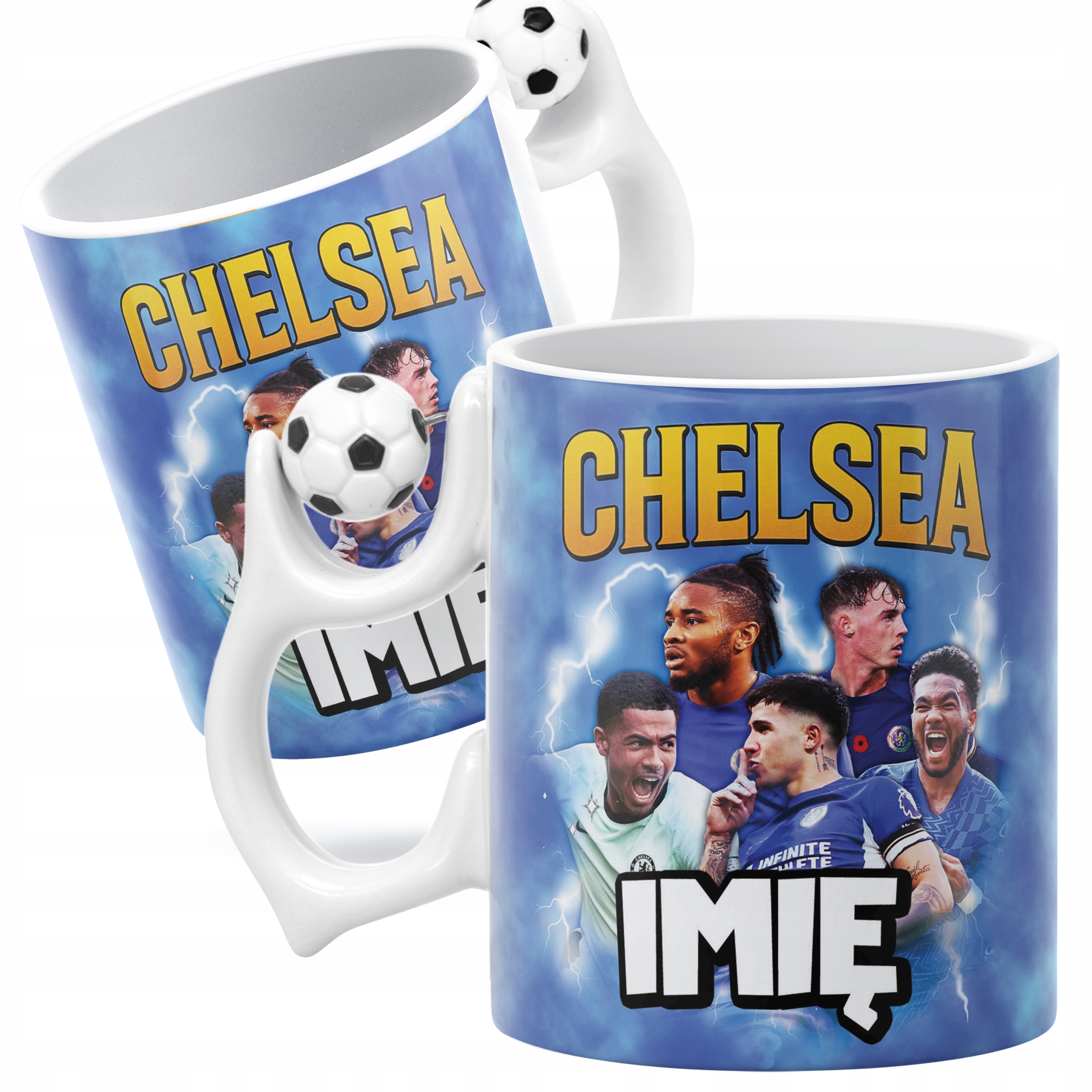 Kubek piłkarski personalizowany Chelsea Palmer Fernández dla kibiców