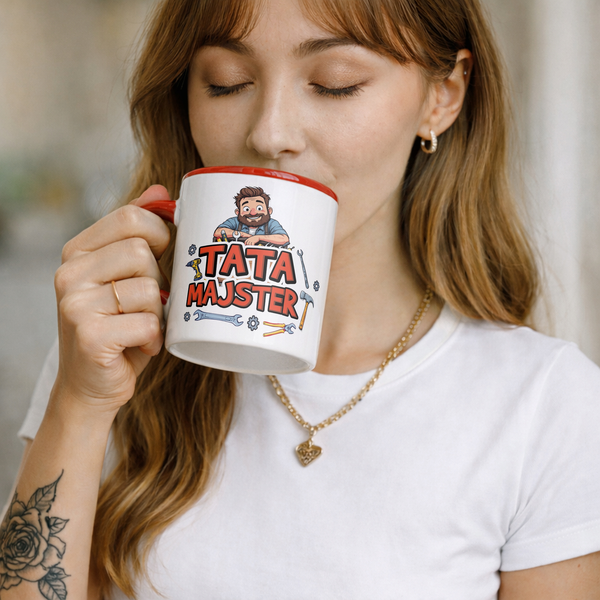 Kubek ceramiczny Dzień Ojca Dla Taty Tata Majster Prezent