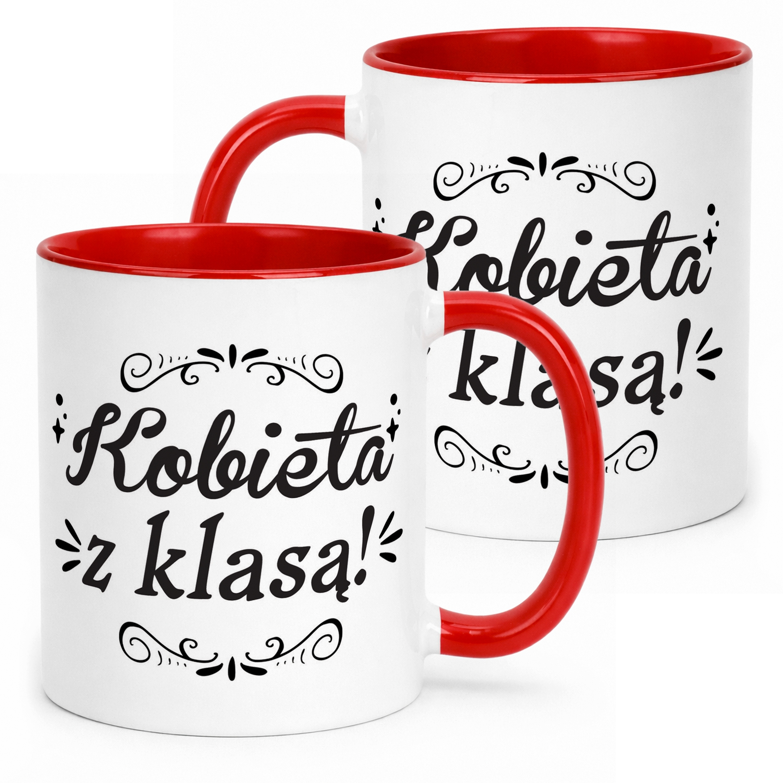 Kubek Czerwony Dzień Kobiet Dla Kobiety Dziewczyny Prezent Upominek