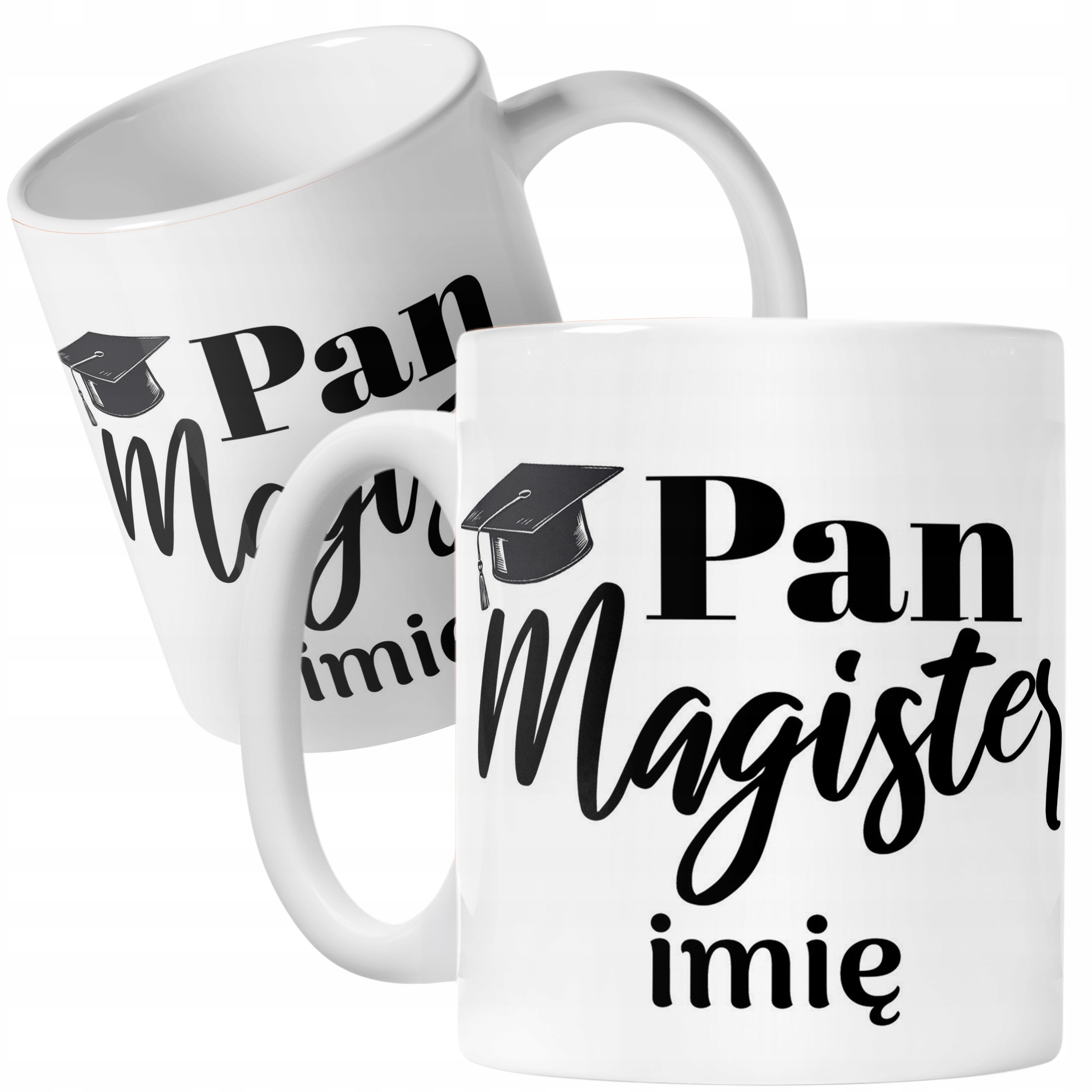 Kubek Ceramiczny Personalizowany Pan Magister Prezent Upominek