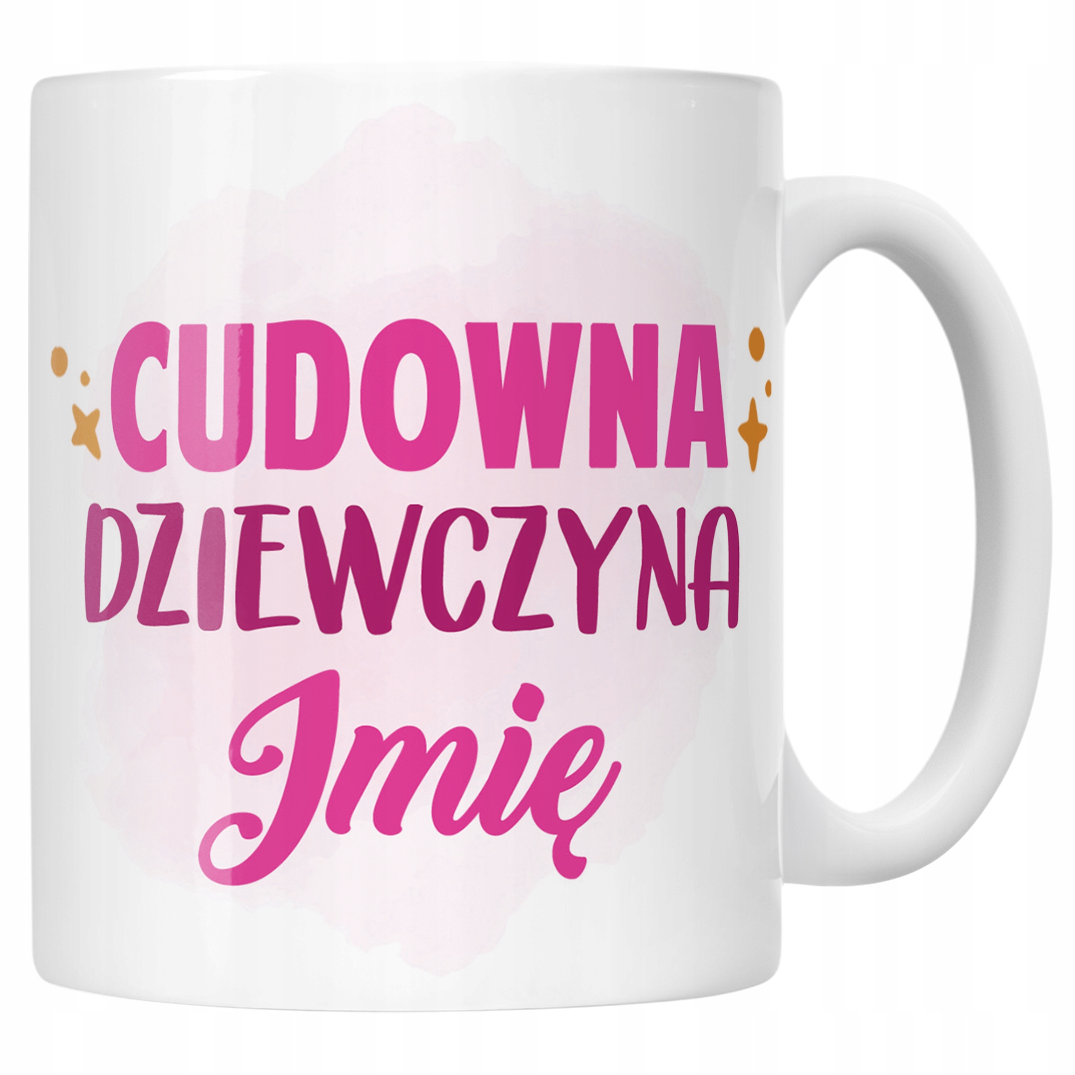 Kubek Ceramiczny Personalizowany Dzień Kobiet Dla Dziewczynki Prezent