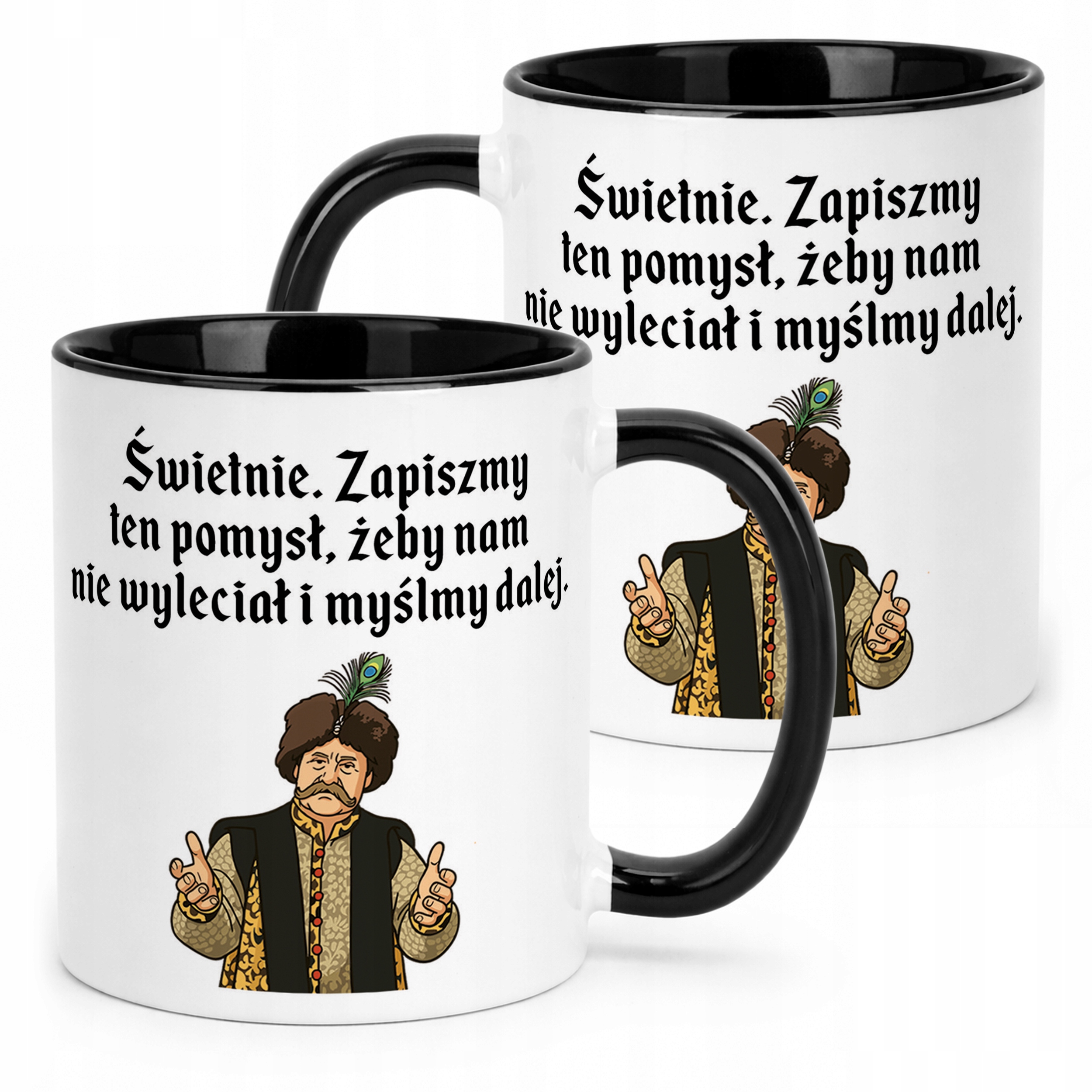 Kubek Czarny 1670 Zapiszmy Ten Pomysł I Myślmy Dalej Jan Paweł