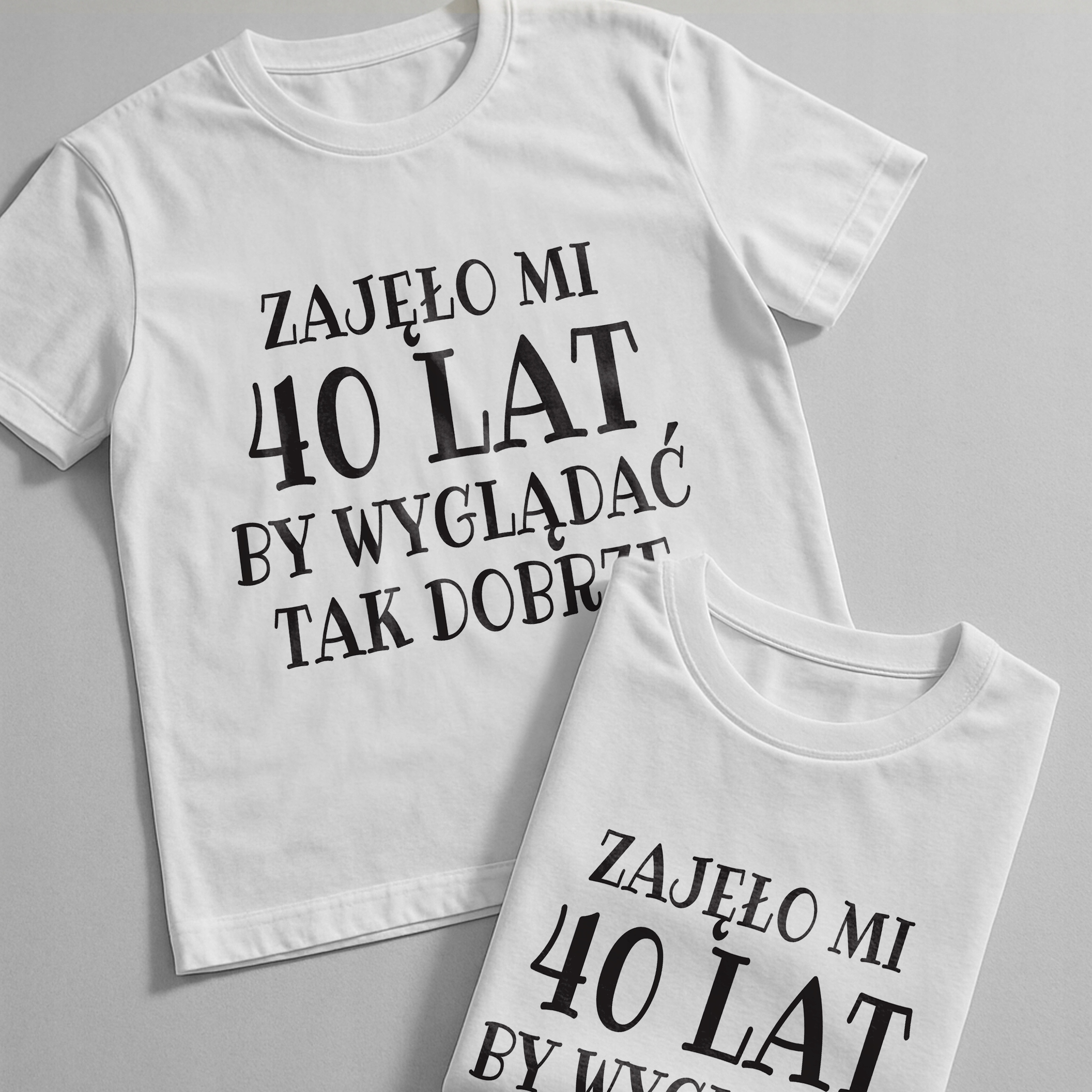 Koszulka biała męska Zajęło Mi 40 Urodziny Prezent Upominek r. 3XL