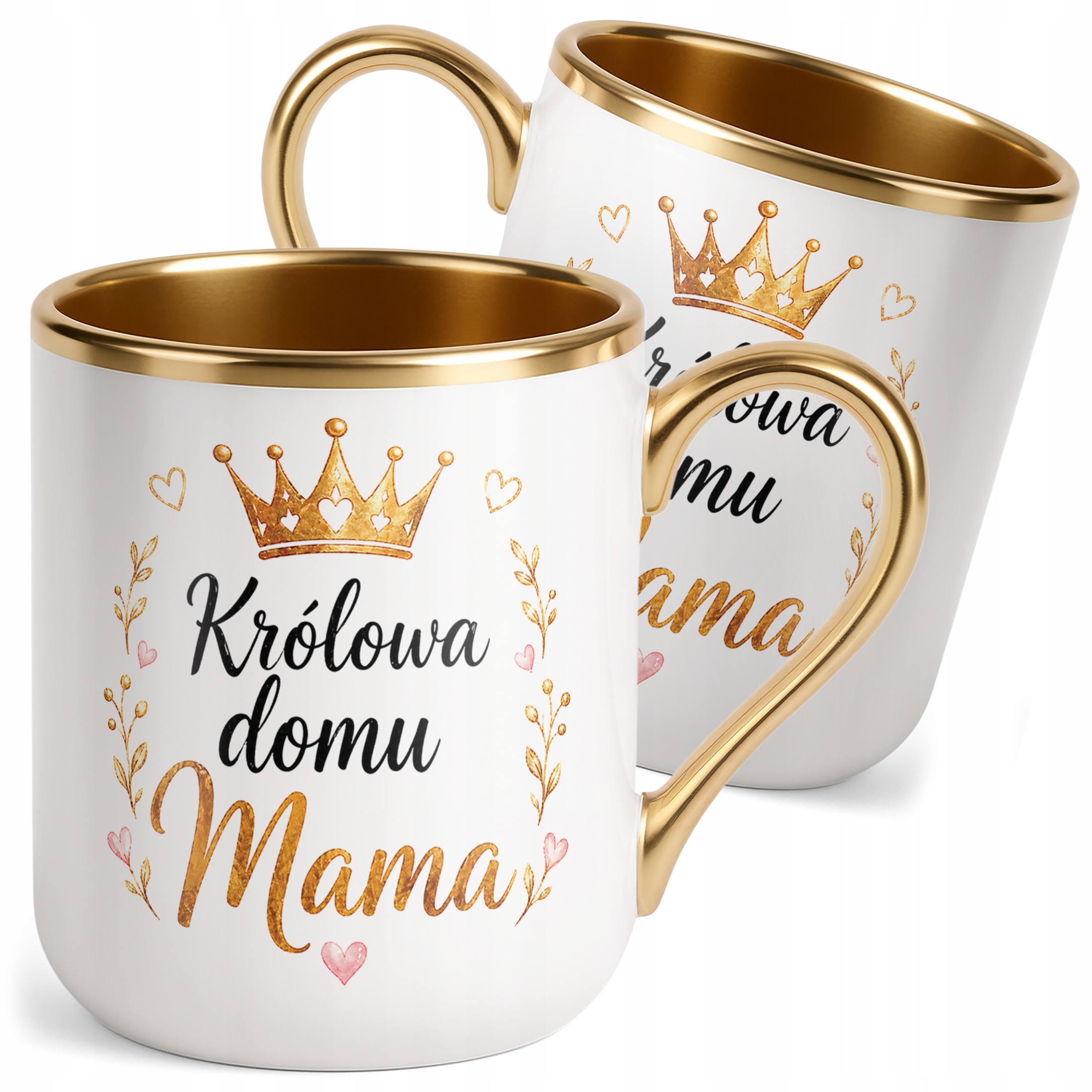 Prezent na Dzień Matki kubek premium złoty dla mamy oryginalny upominek