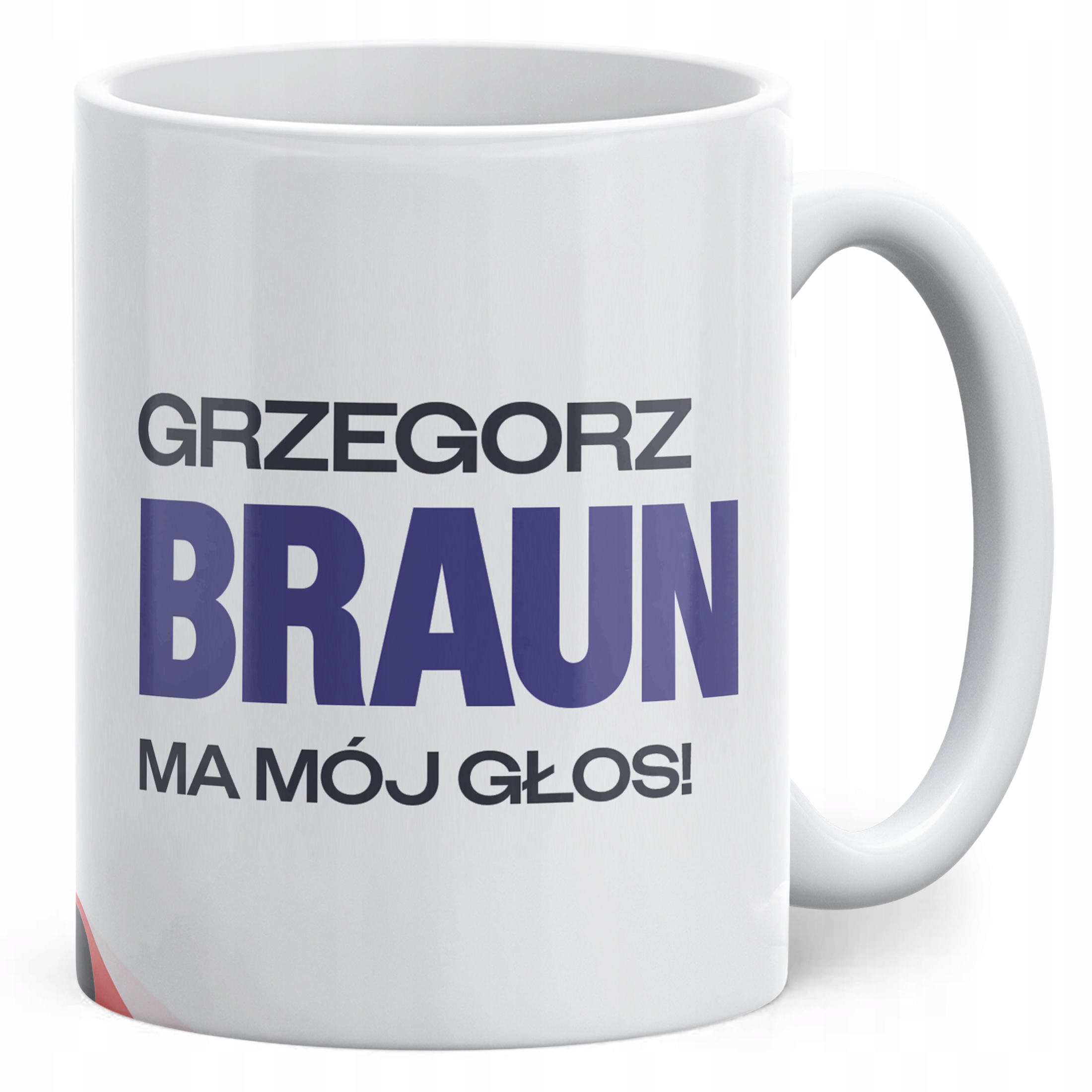 Kubek ceramiczny Grzegorz Braun Ma Mój Głos #Braun2025 Konfederacja