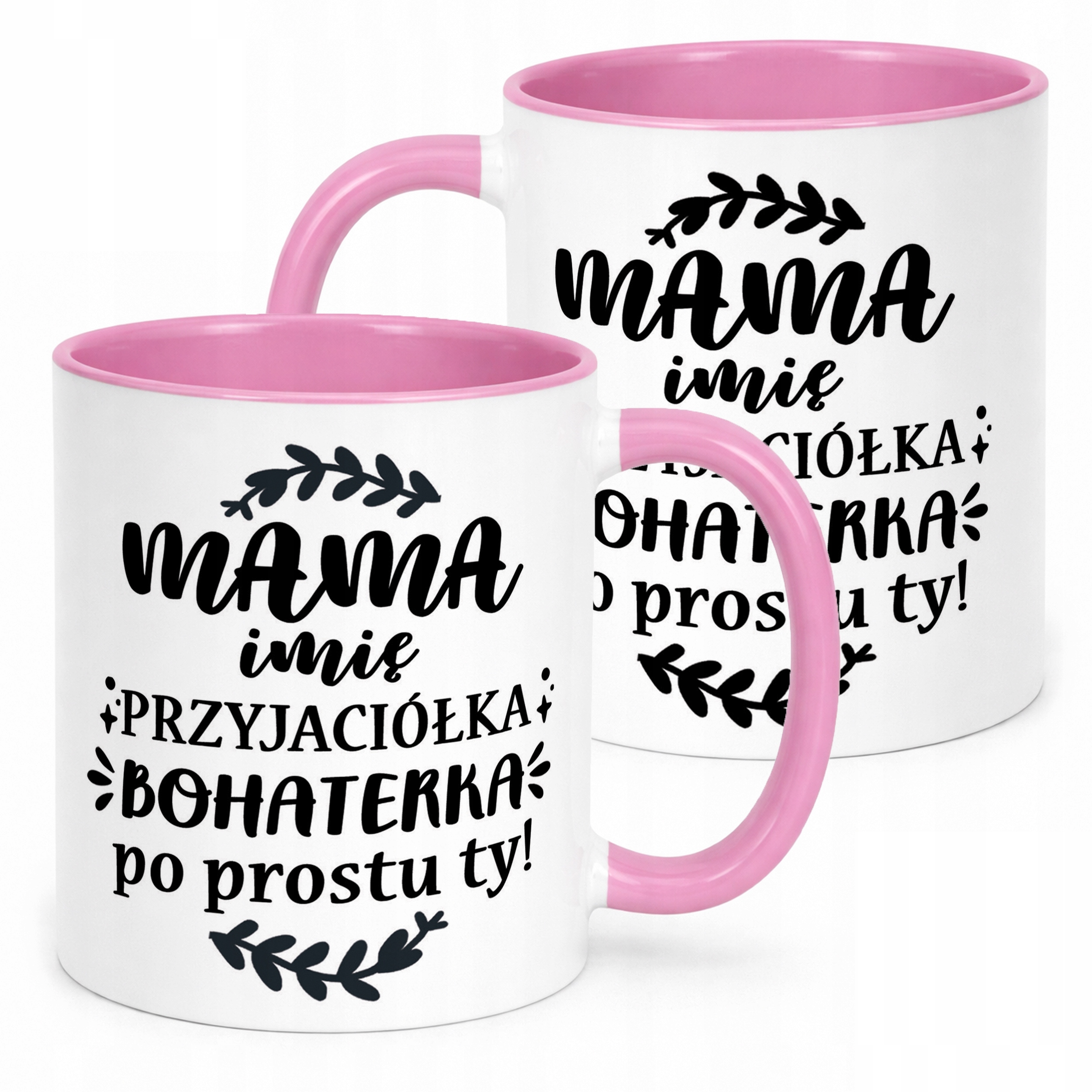Kubek Różowy Personalizowany Dzień Matki Dla Mamy Prezent Upominek
