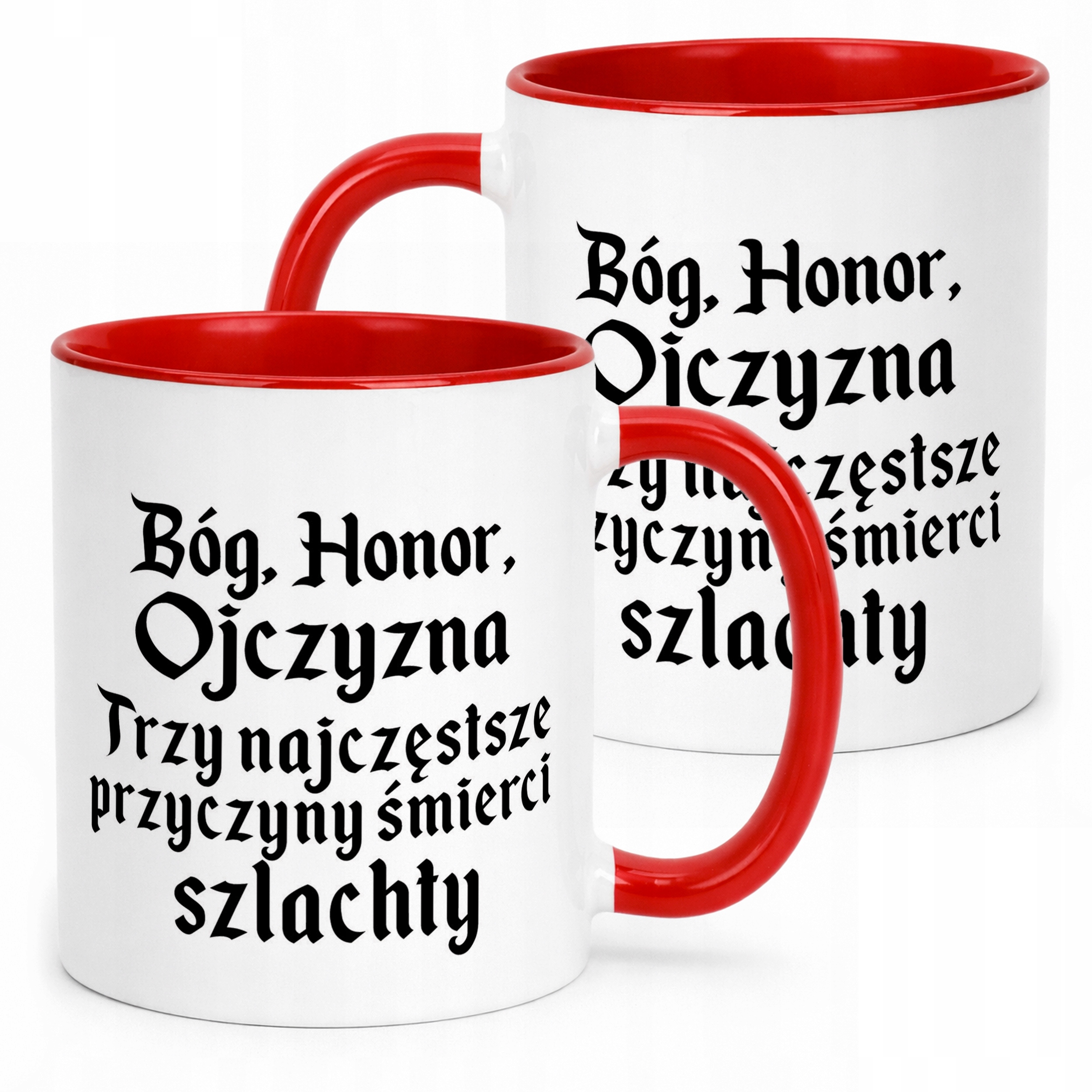 Kubek ceramiczny 1670 Bóg Honor Ojczyzna Jan Paweł Prezent