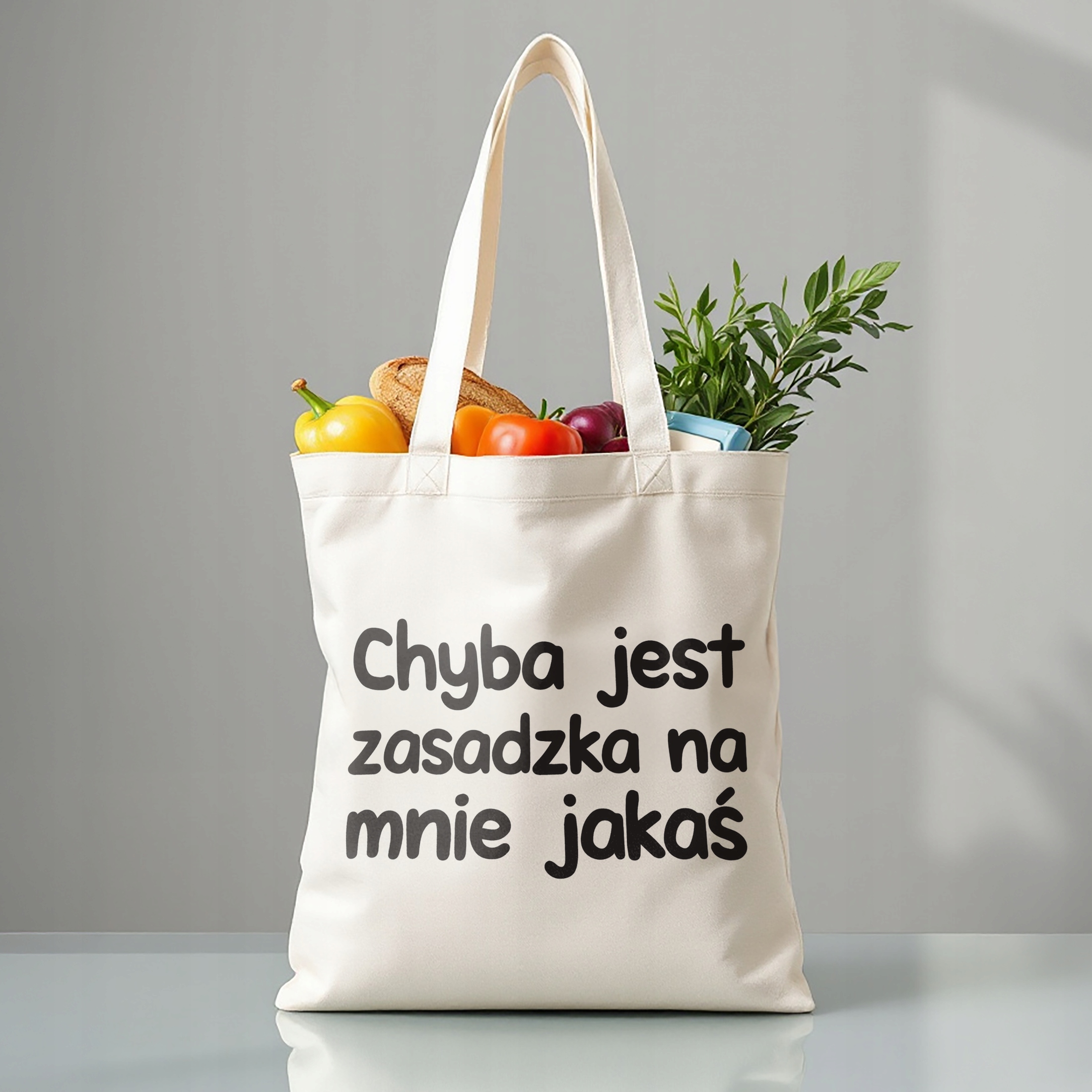 Torba bawełniana premium Chyba Jest Zasadzka Na Mnie Jakaś Prezent