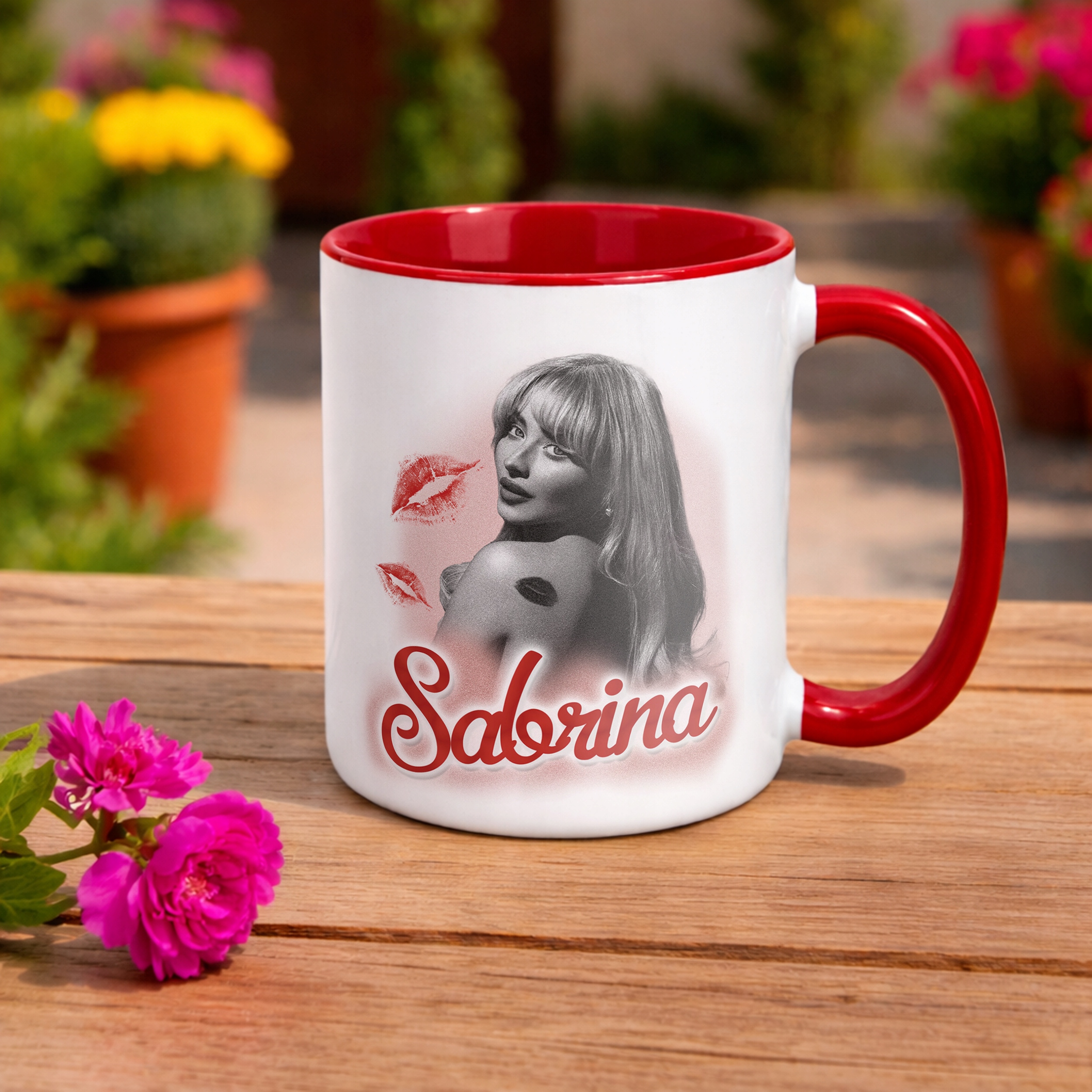 Kubek Czerwony Sabrina Carpenter Dla Fanów Prezent Upominek