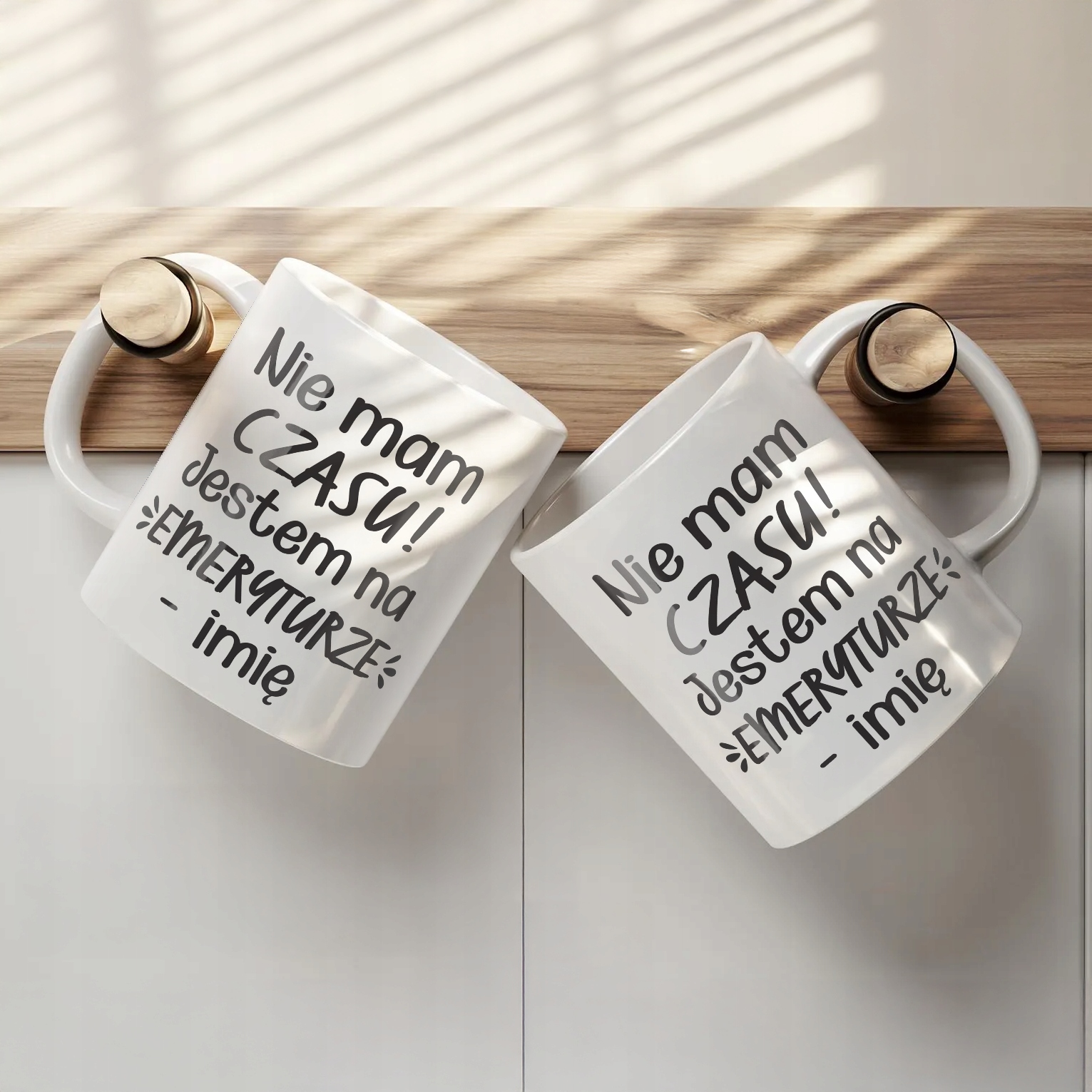 Kubek ceramiczny Personalizowany z okazji Emerytury Dla Emeryta Emerytki
