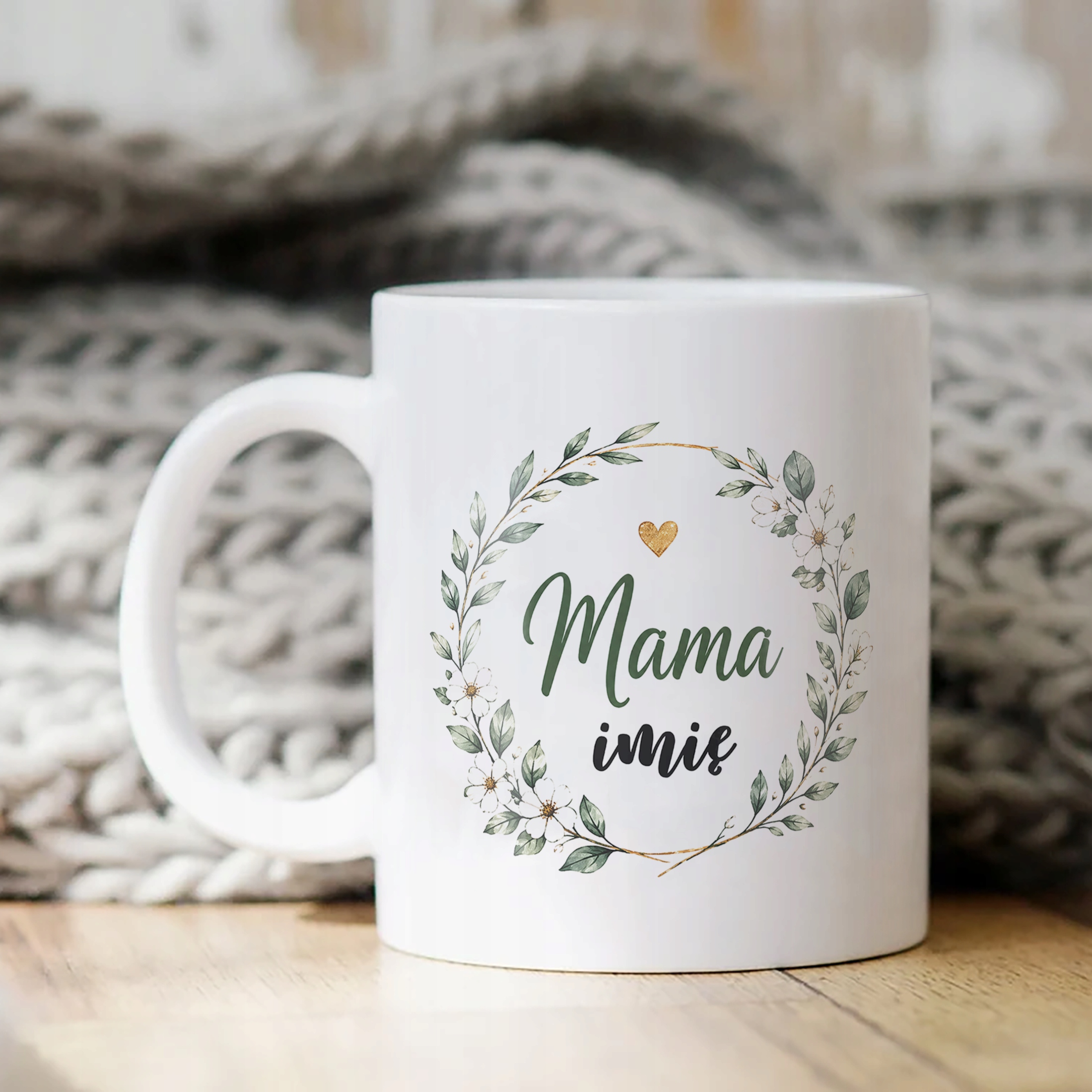Kubek dla mamy prezent na Dzień Matki z imieniem dla mamy na prezent