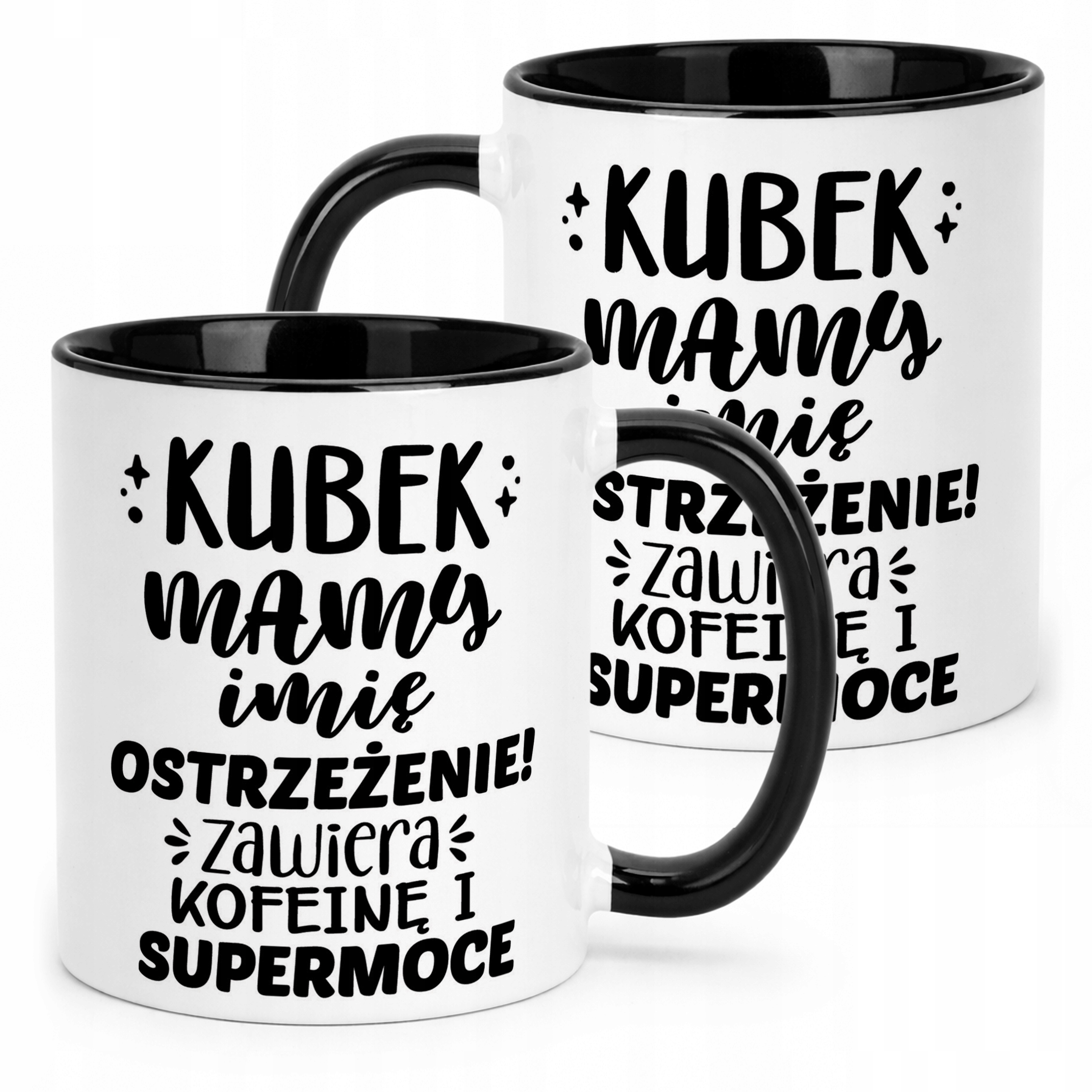 Kubek Czarny Personalizowany Dzień Matki Dla Mamy Prezent Upominek