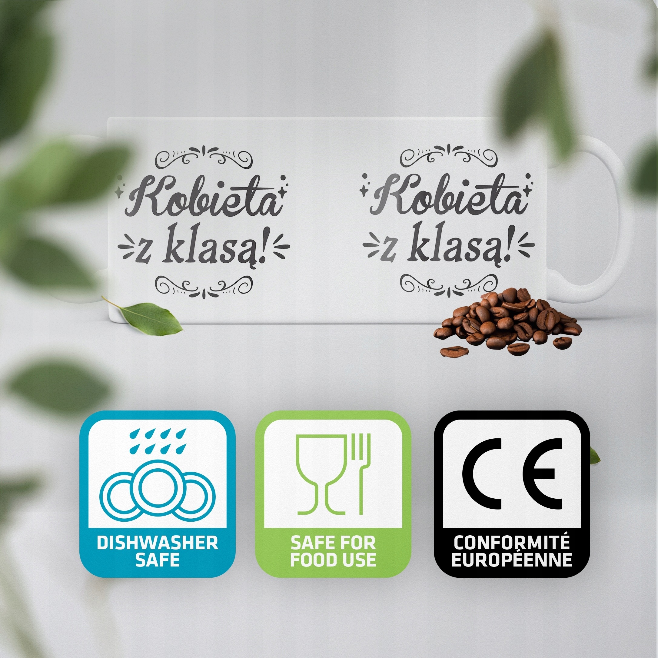 Zestaw Kubek + Torba Dzień Kobiet Prezent Upominek Kobieta z Klasą