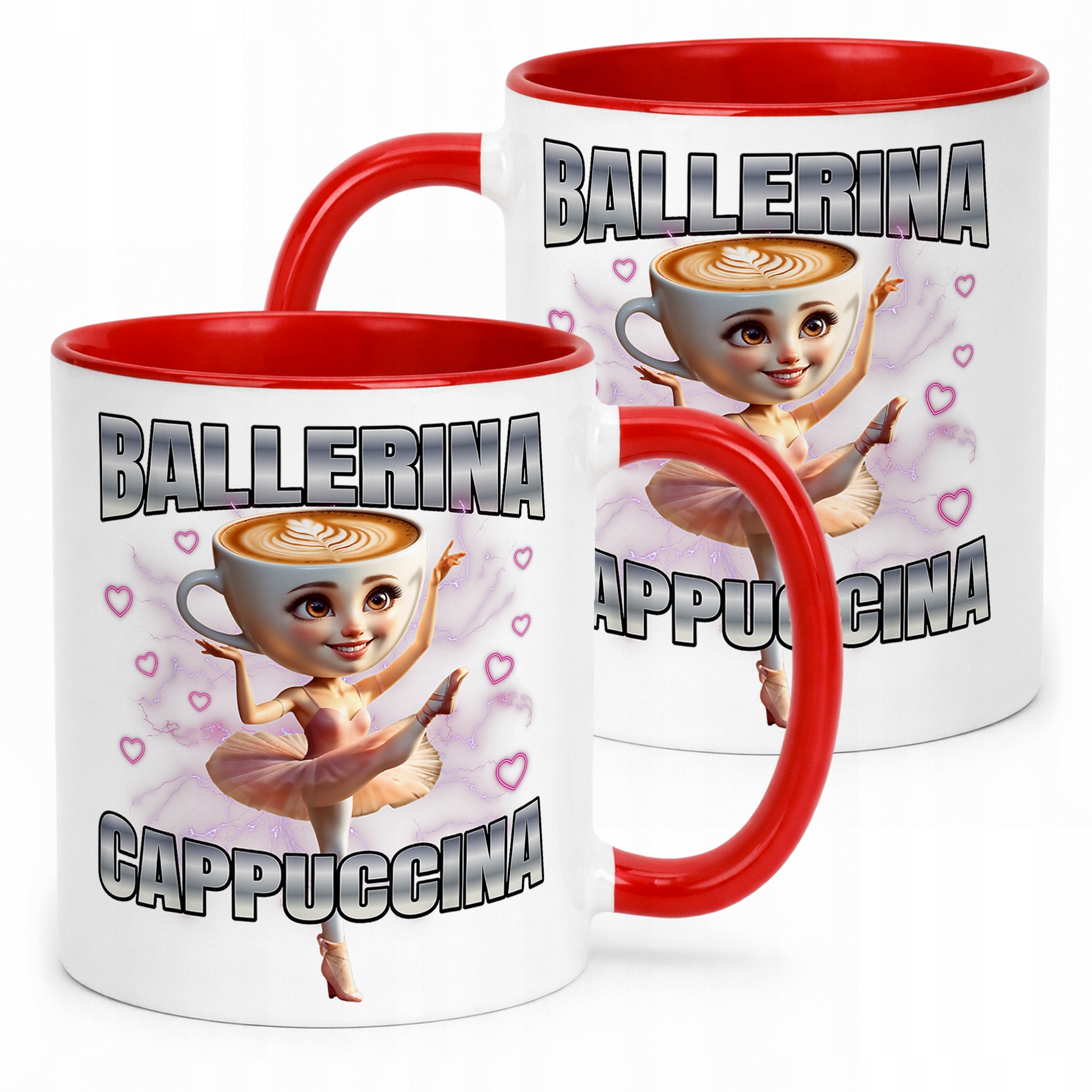 Kubek ceramiczny Ballerina Cappuccina viral tiktok mem