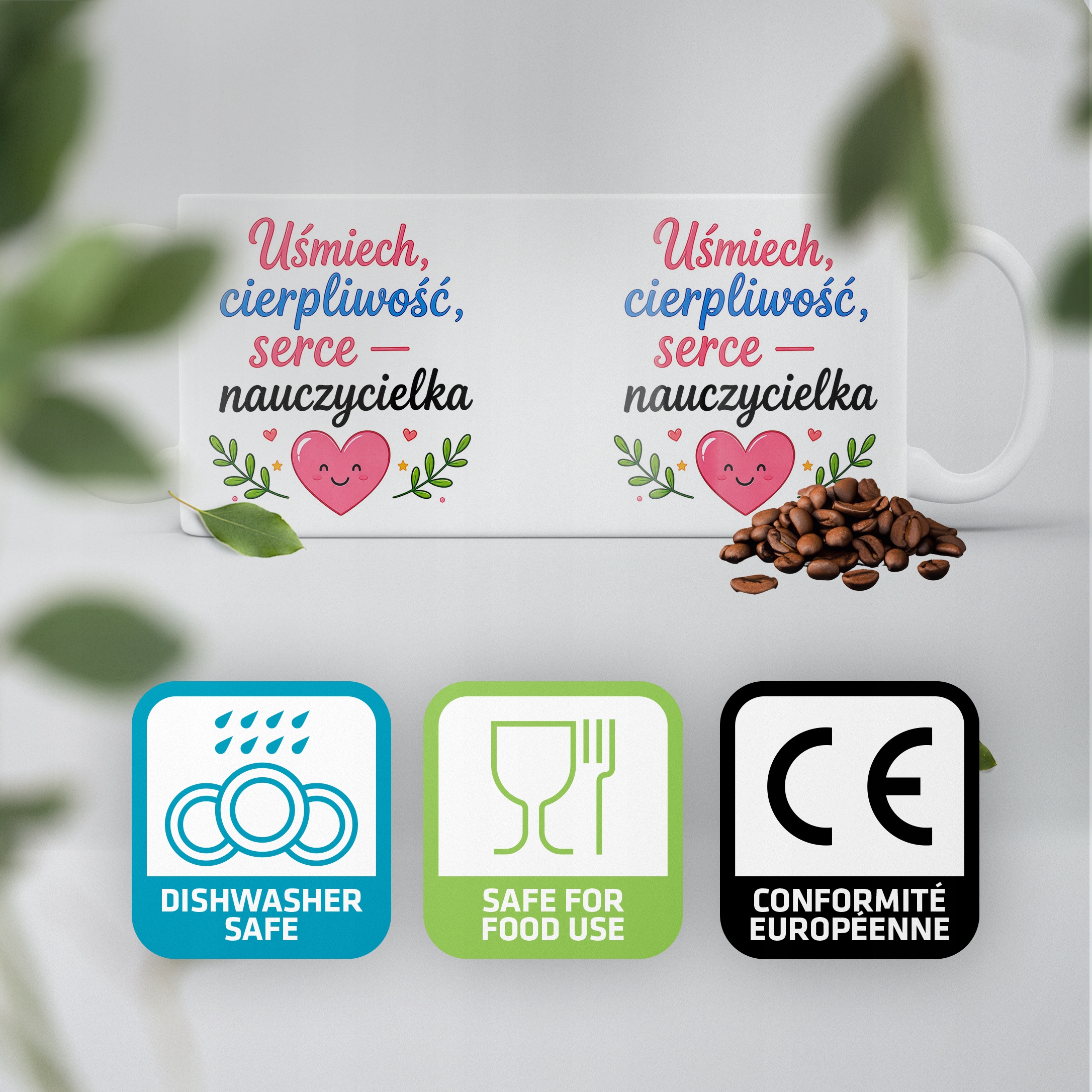 Kubek Dzień Nauczyciela Zakończenie Roku Dla Nauczycielki Prezent Upominek