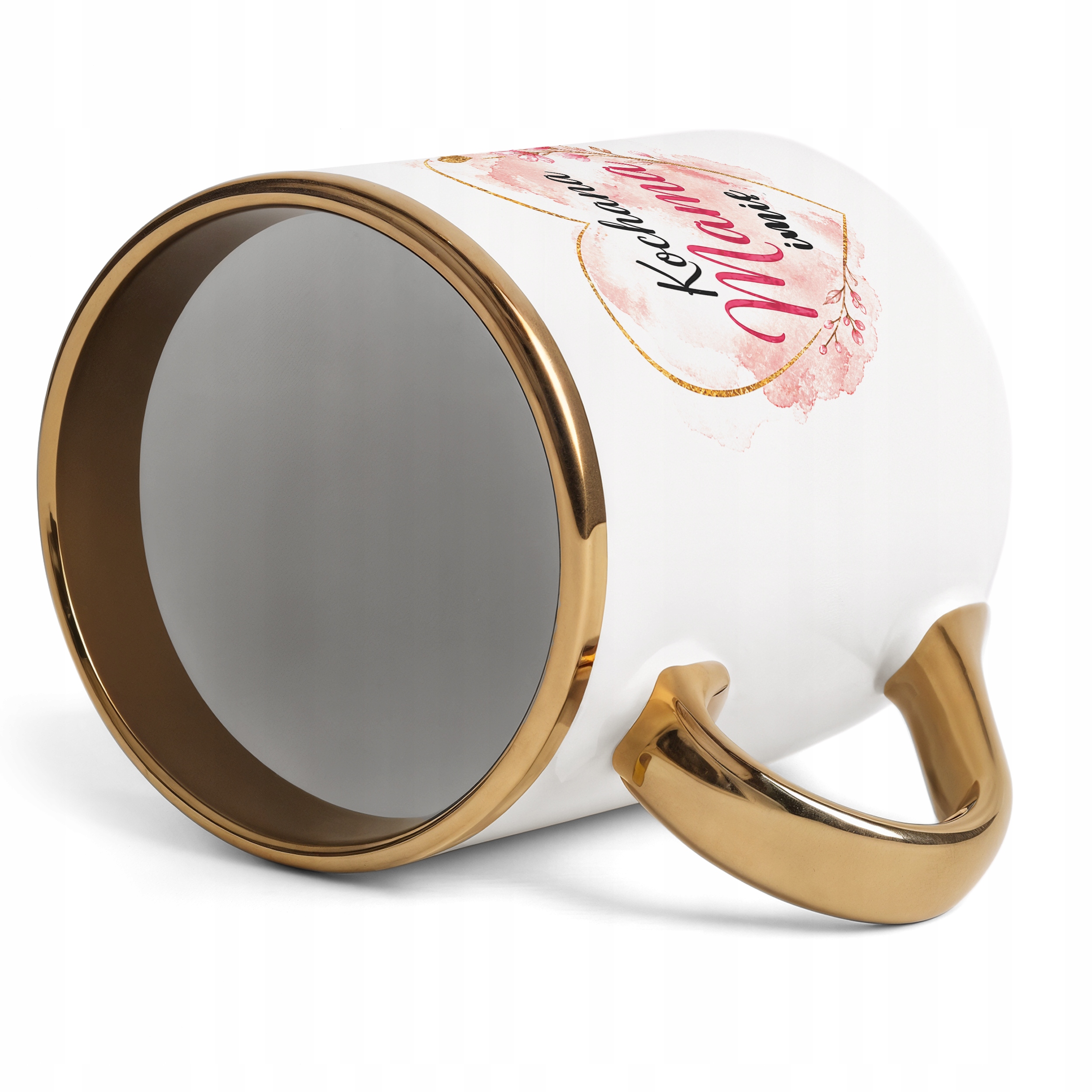 Kubek premium złoty personalizowany dla mamy prezent Dzień Matki