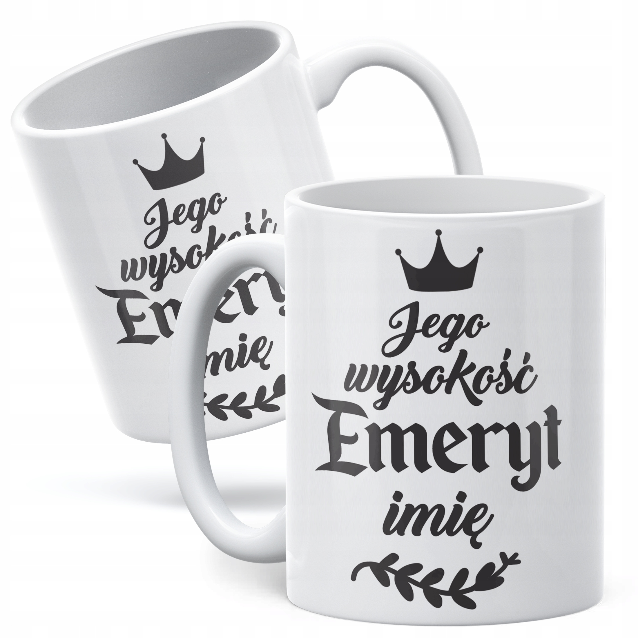Kubek ceramiczny Personalizowany z okazji Emerytury Dla Emeryta Prezent