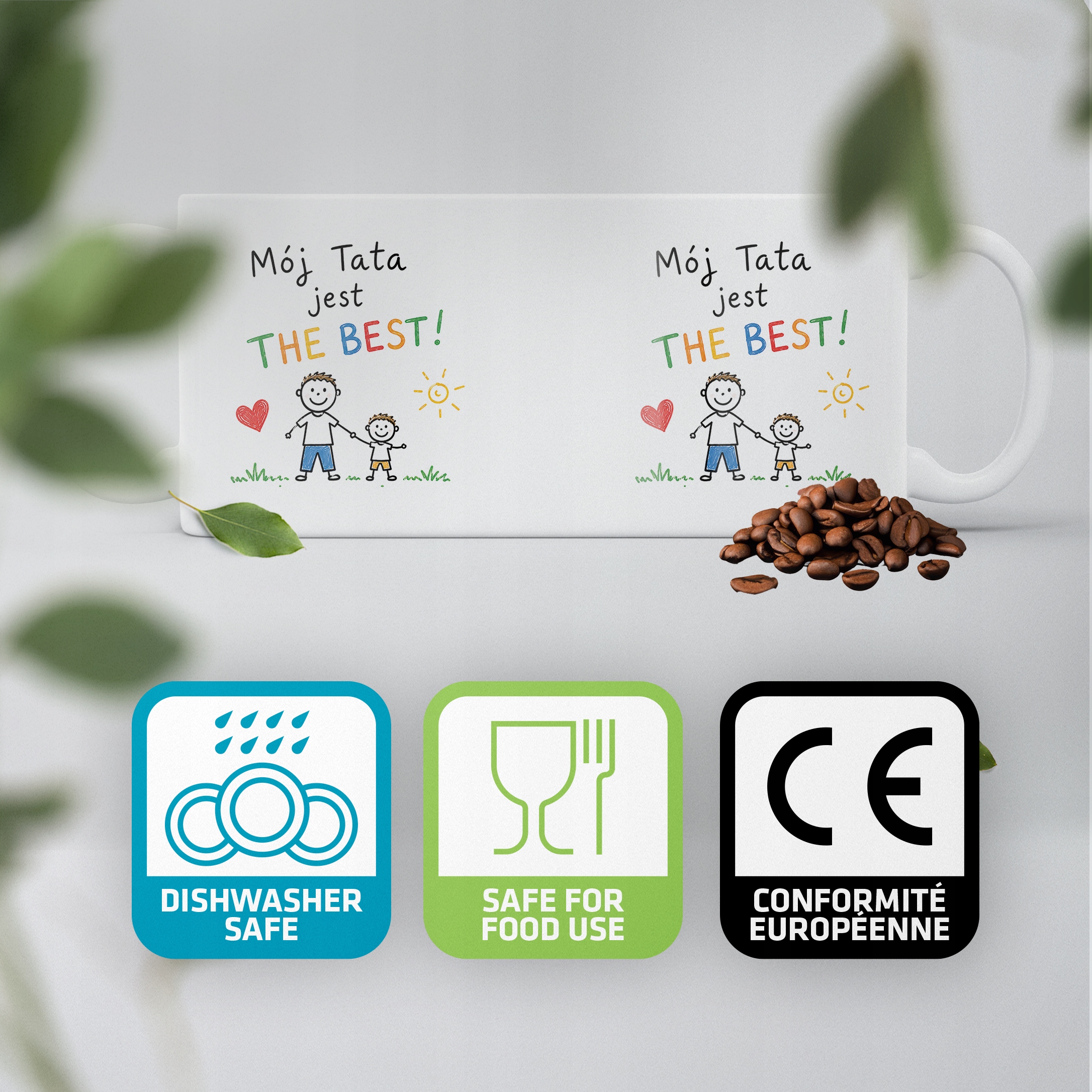 Kubek Ceramiczny upominek dla taty prezent na Dzień Ojca