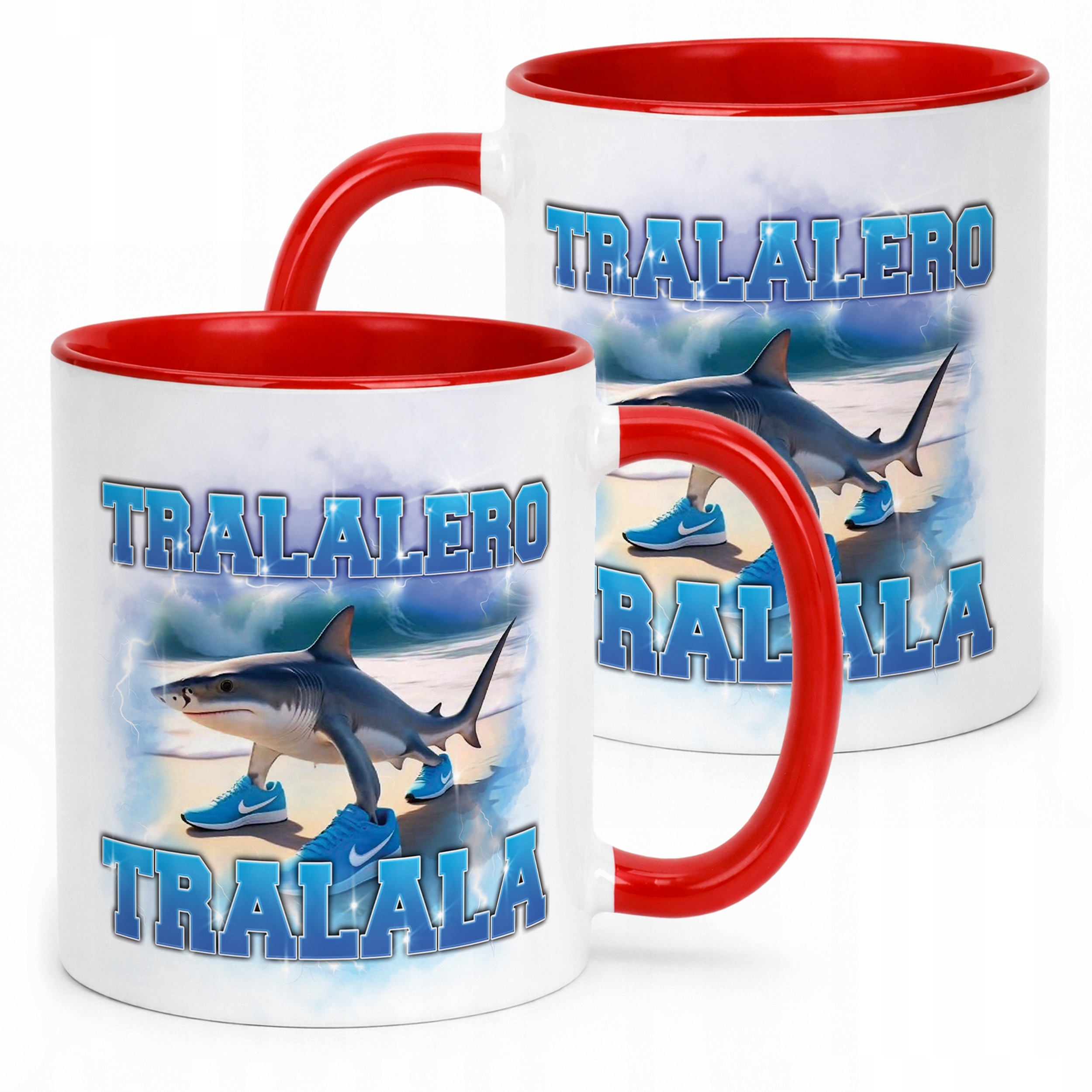 Kubek ceramiczny BRAINROT Tralalero Tralala Memy Zabawny TikTok Viral