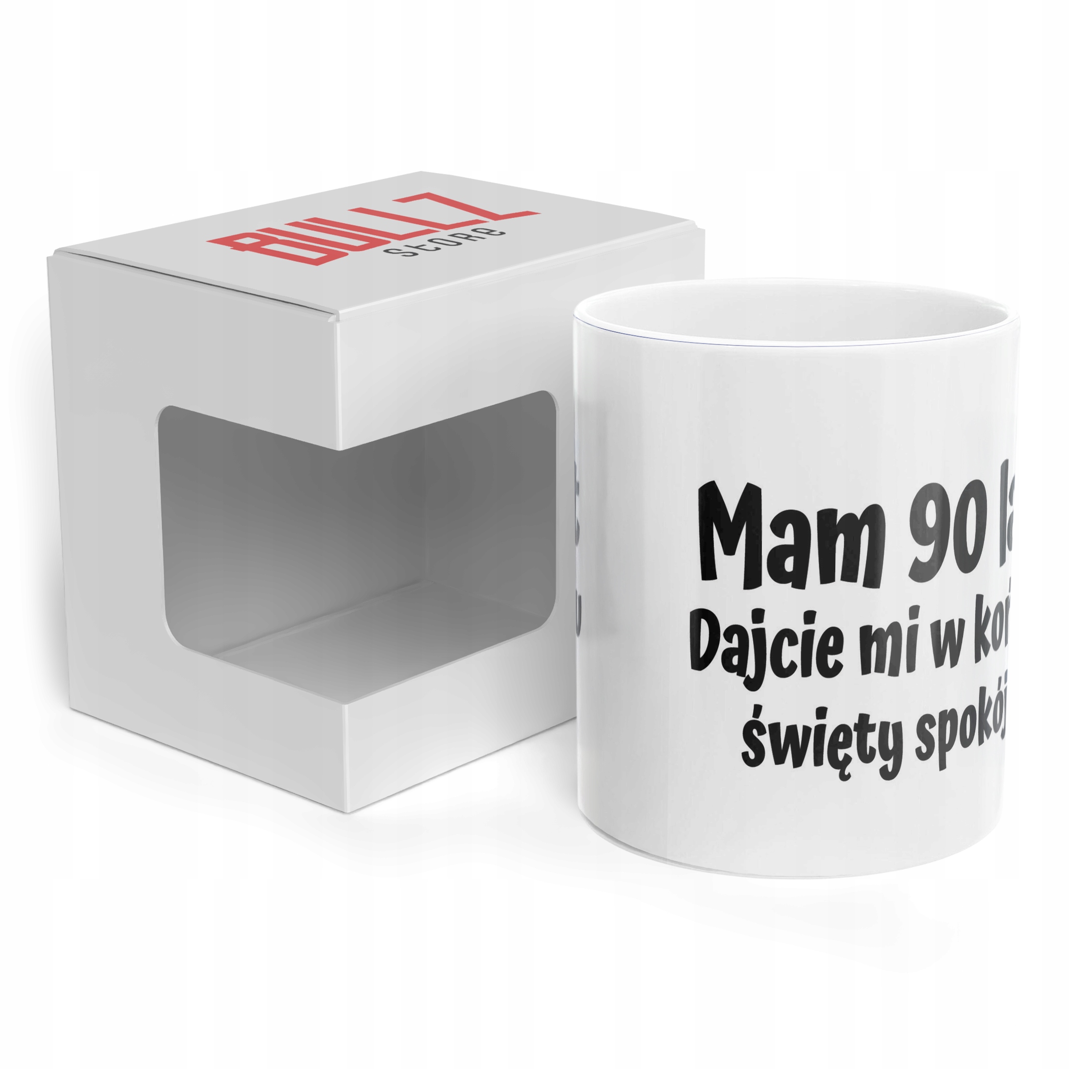 Kubek ceramiczny Mam 90 Lat Na Urodziny Prezent Upominek