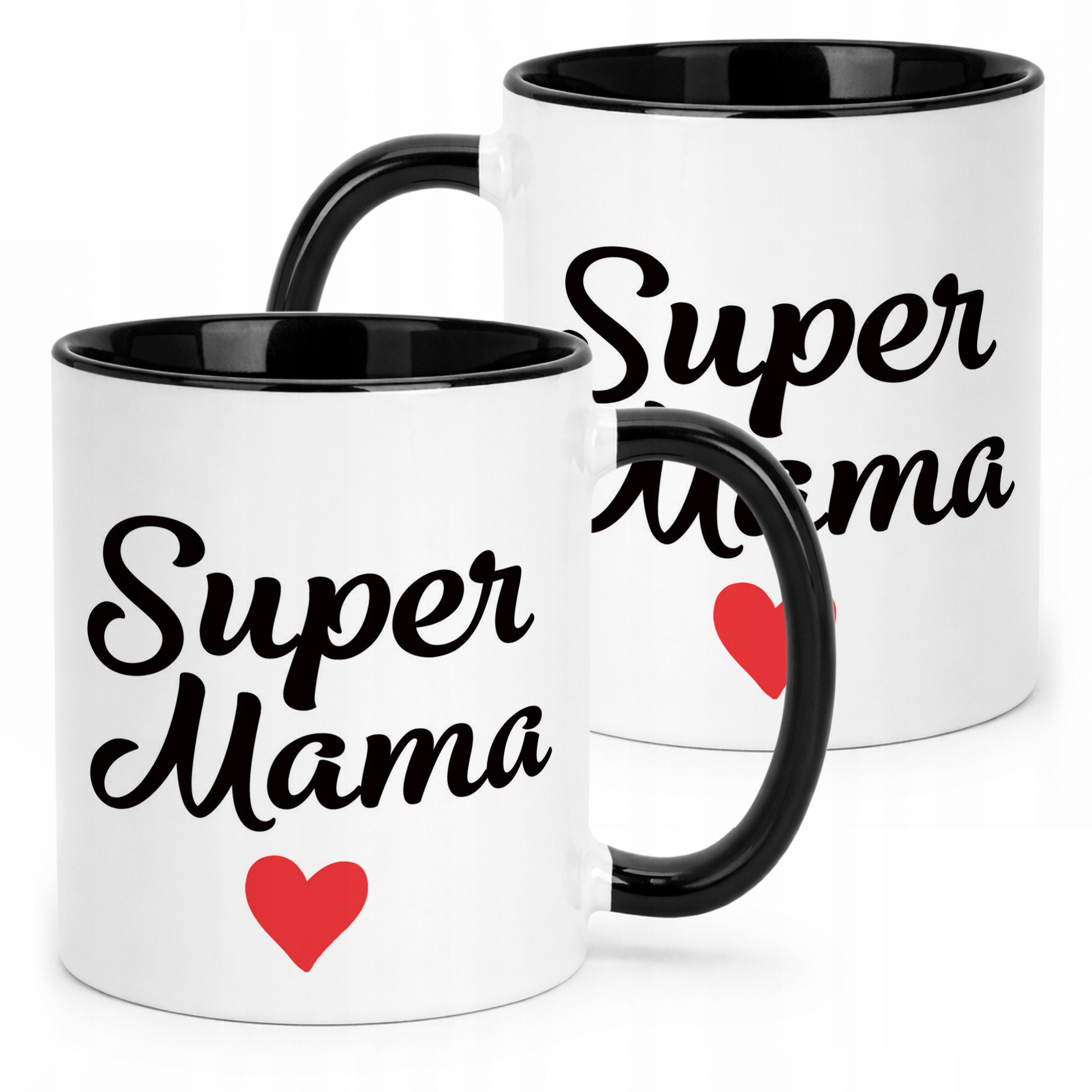 Kubek Czarny Dzień Matki Dla Mamy Prezent Upominek Super Mama