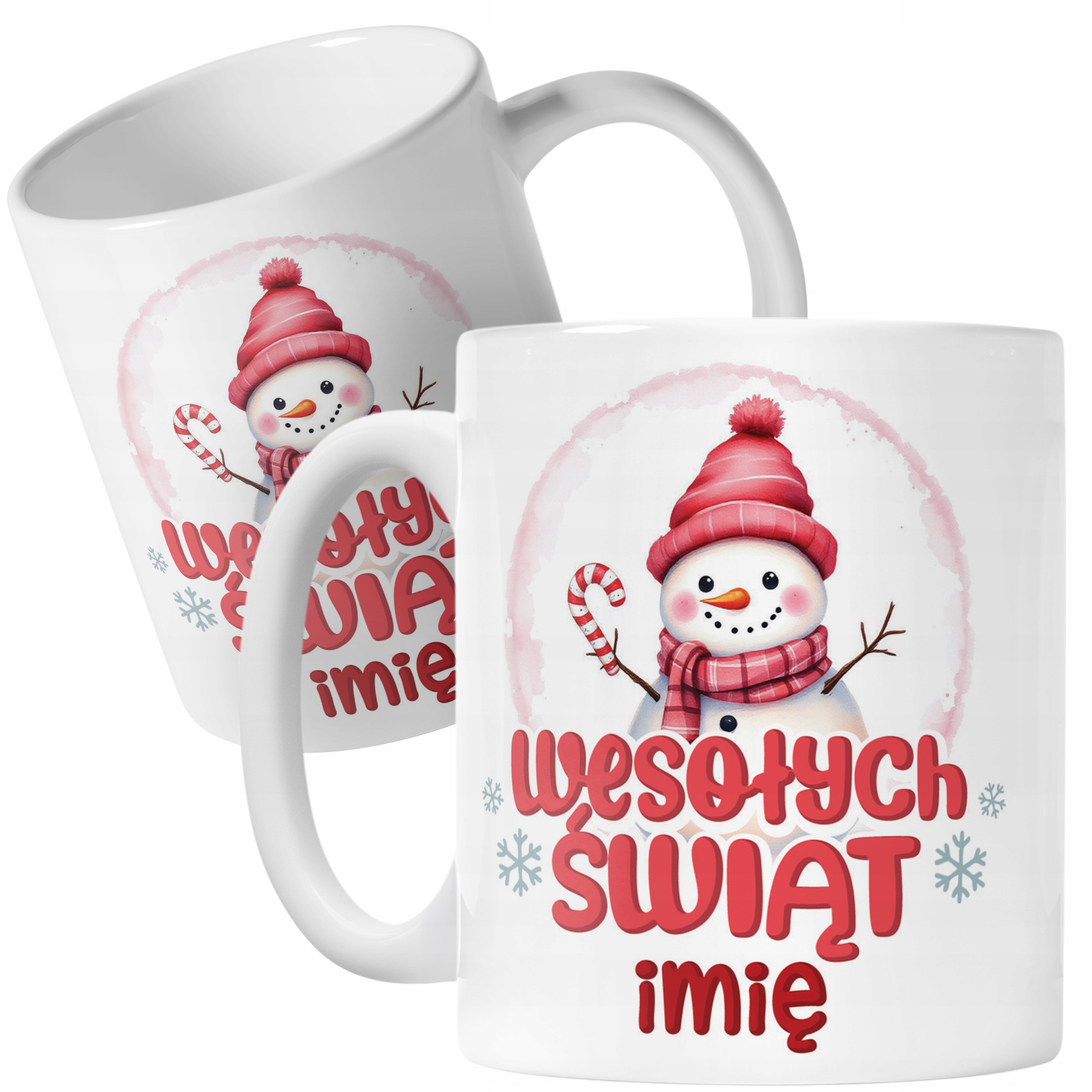 Kubek Ceramiczny Personalizowany Świąteczny Boże Narodzenie Prezent