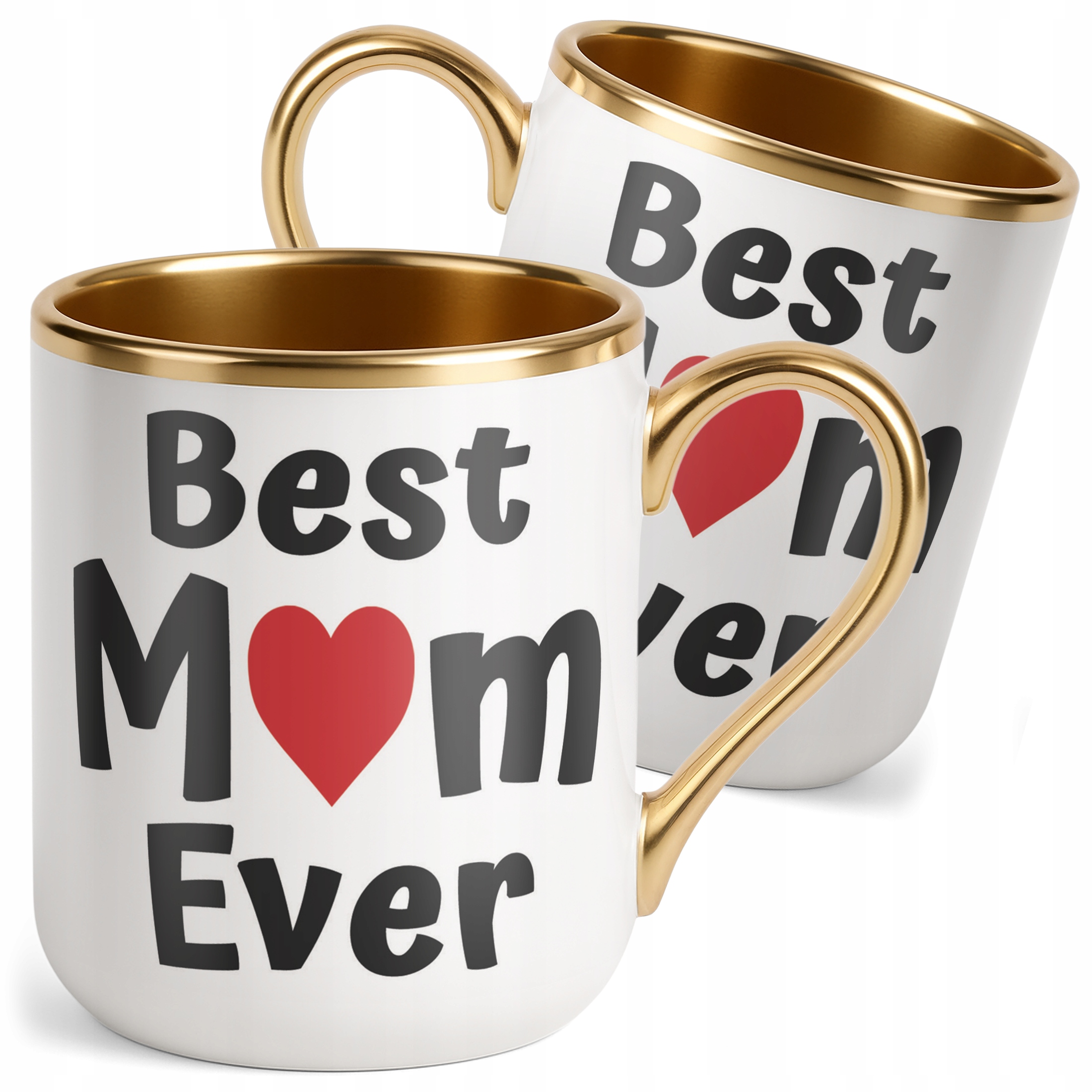 Kubek Premium Złoty Dzień Matki Best Mom Ever Prezent Dla Mamy
