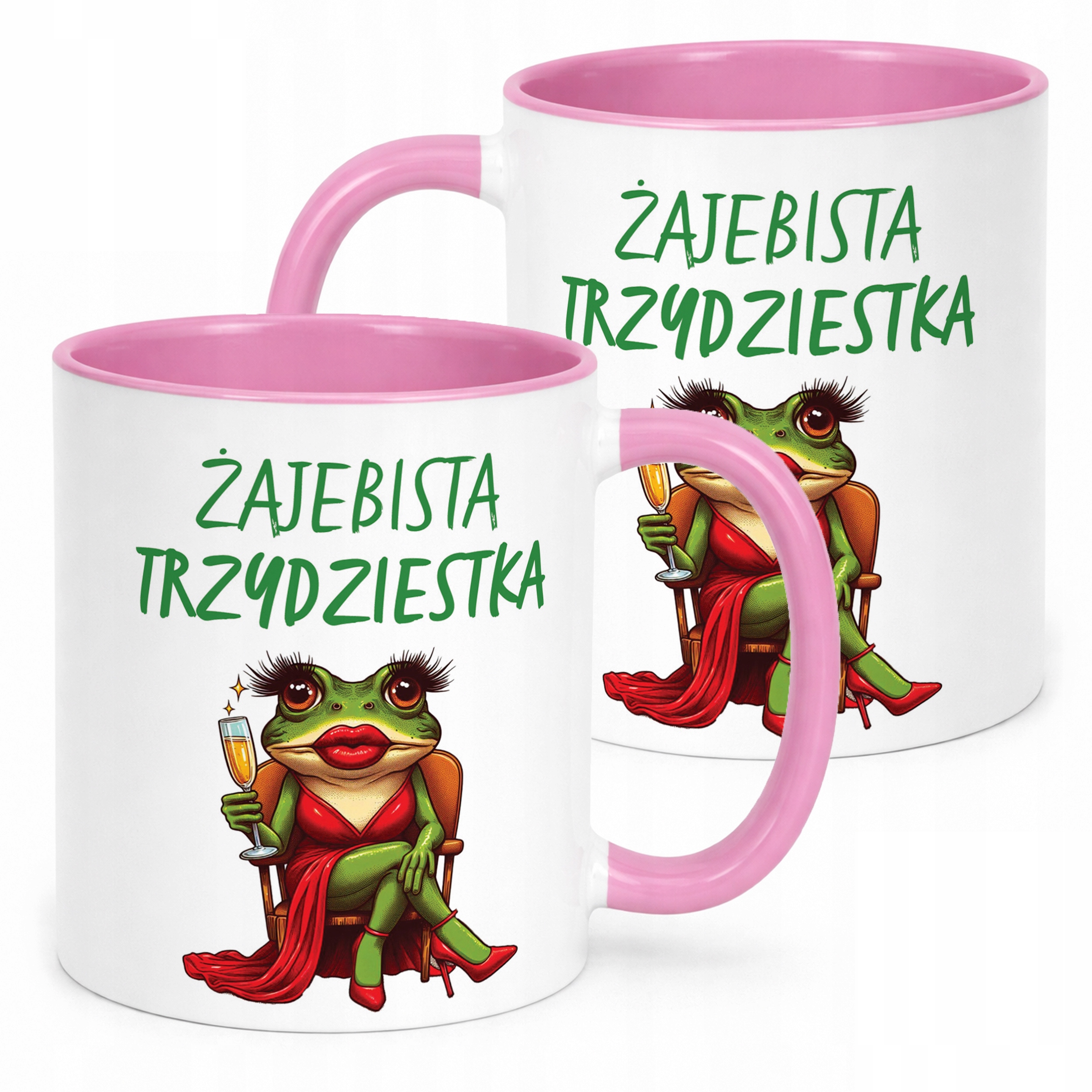 Kubek Różowy Żajebista 30 Dla Kobiety Na Urodziny Prezent
