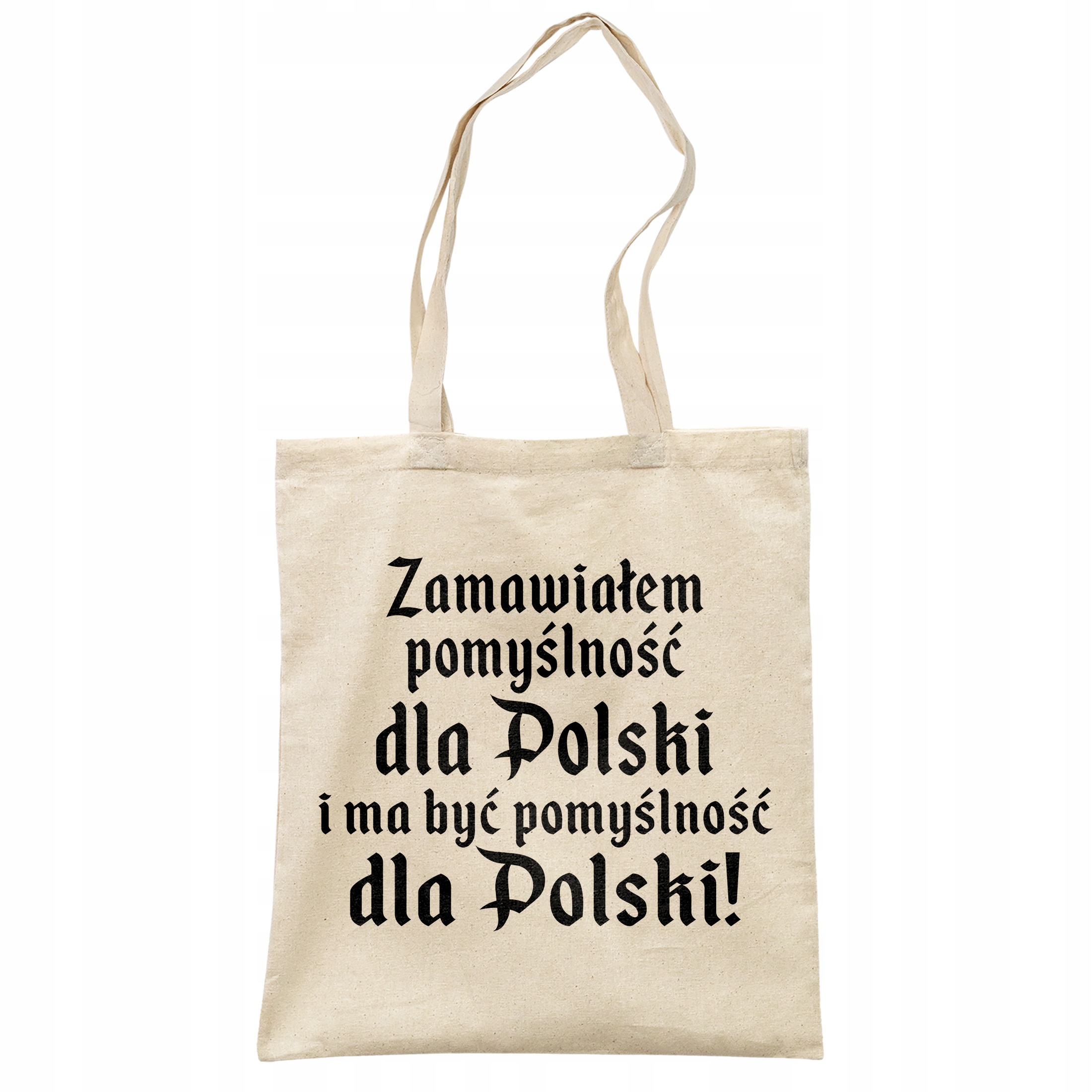 Torba bawełniana na zakupy 1670 Zamawiałem Pomyślność Dla Polski