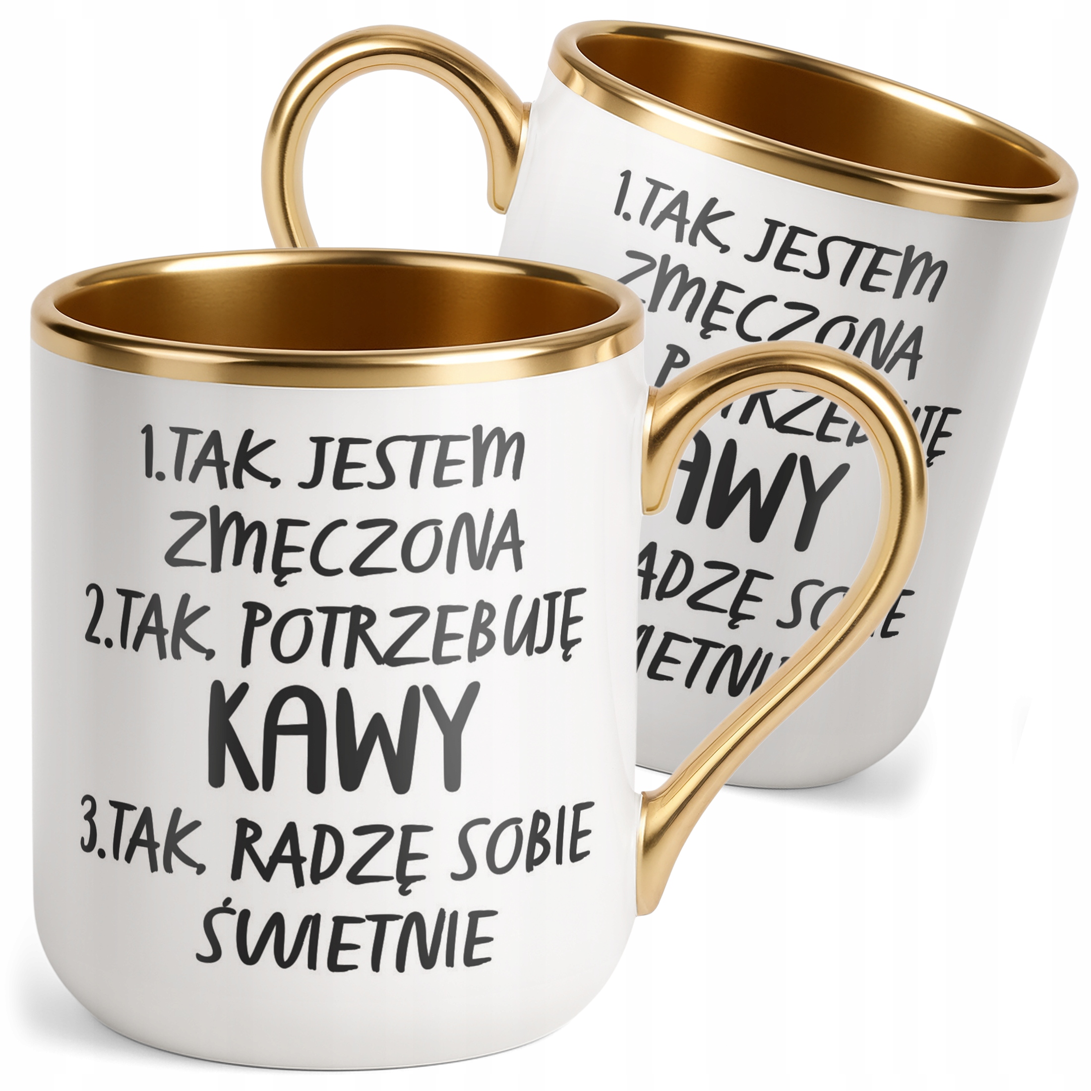 Kubek Premium Złoty Dzień Kobiet Zabawny Prezent Upominek Dla Kobiety