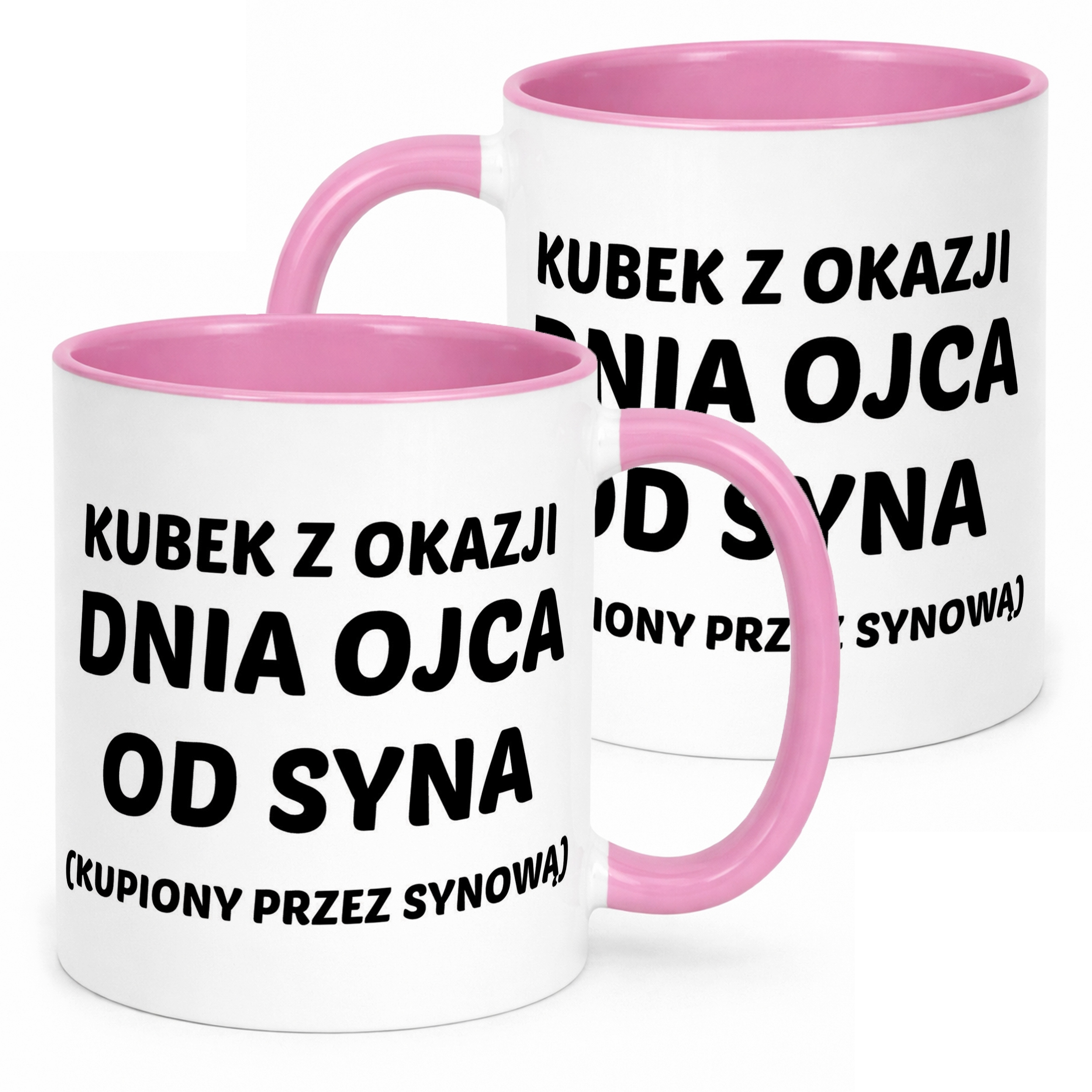 Kubek Różowy Dzień Ojca Dla Taty Od Syna Kupiony Przez Synową Prezent