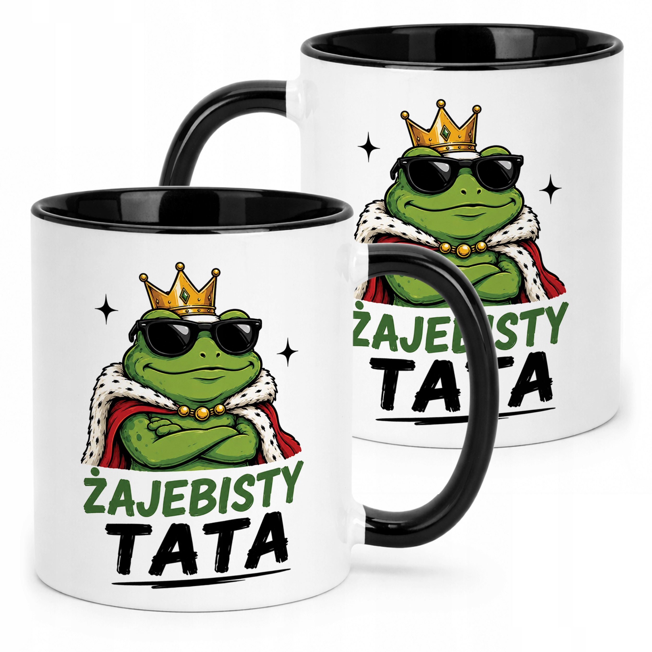 Kubek Czarny upominek na Dzień Ojca prezent dla taty