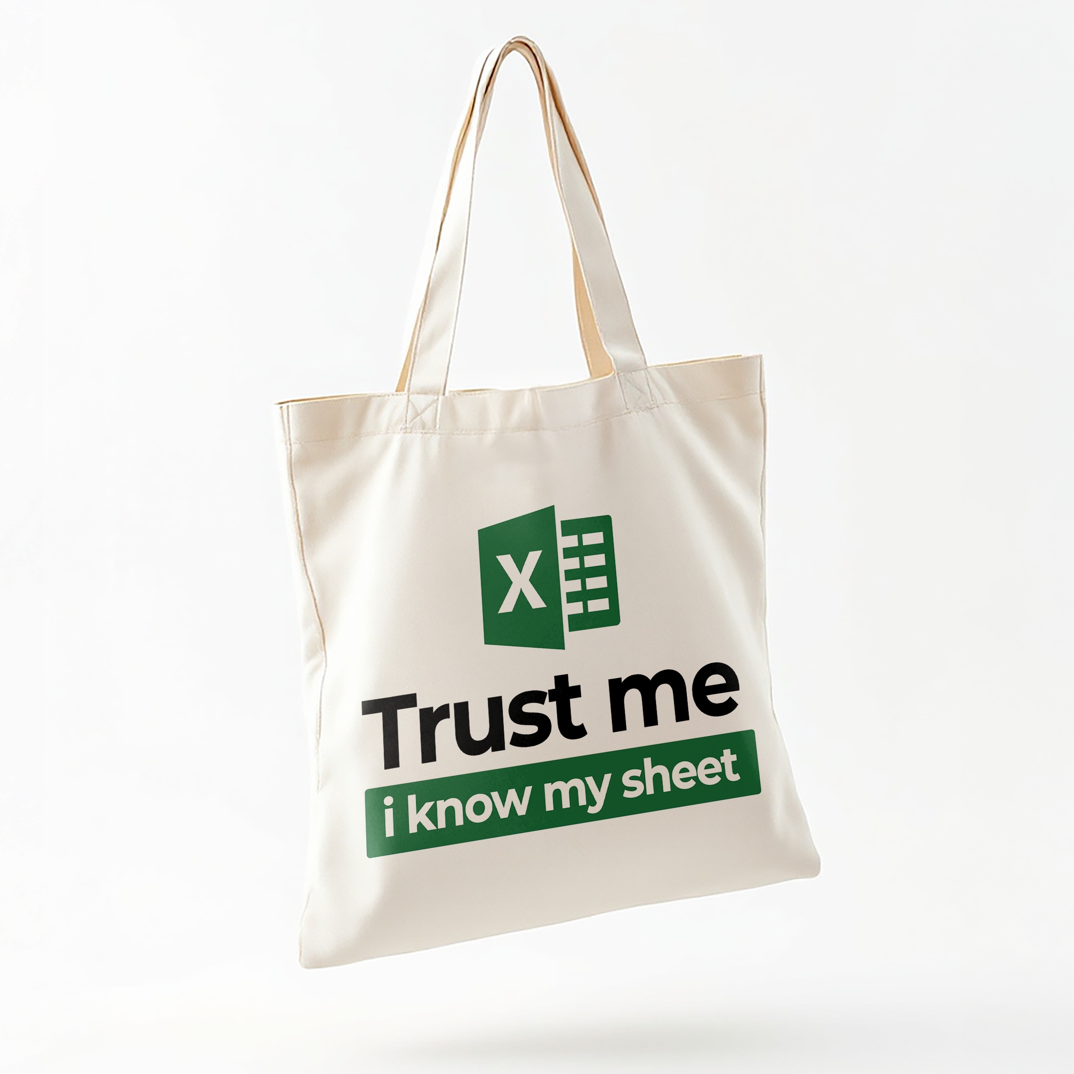Torba bawełniana na zakupy Trust Me Excel Zabawny Prezent