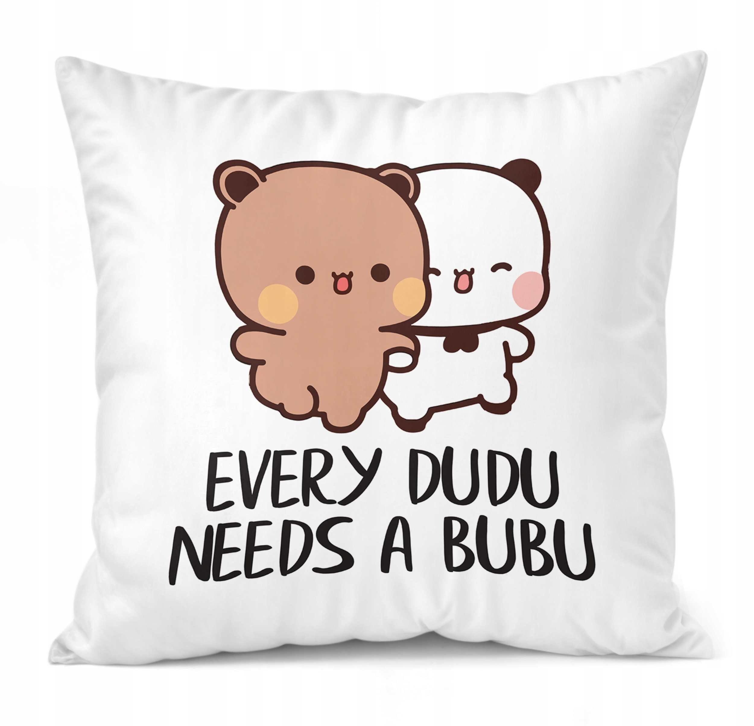 Zestaw Kubek + Poduszka 38×38 cm Walentynki Bubu i Dudu Dla Pary Prezent