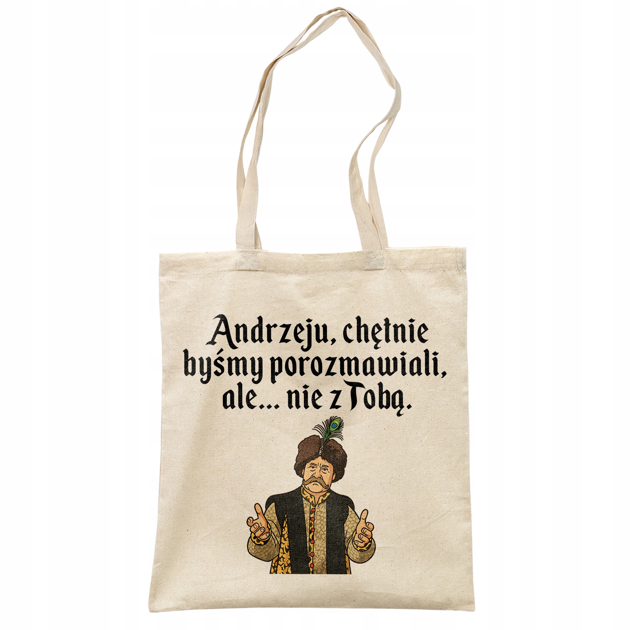 Torba bawełniana na zakupy 1670 Andrzeju Chętnie Byśmy Porozmawiali