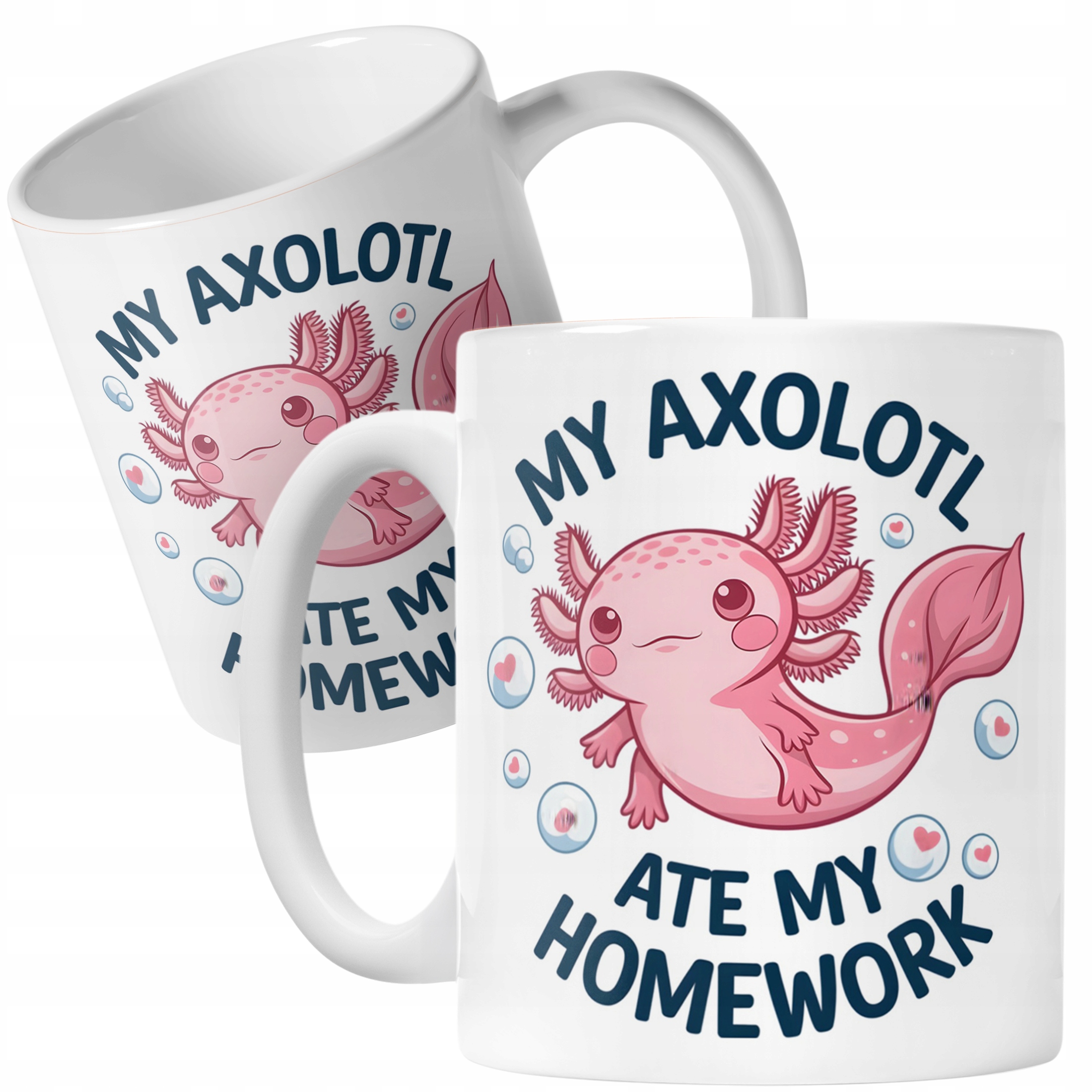 Kubek dla dziecka z axolotlem Aksolotl Axolotl Różowy Zwierzak Trend Viral