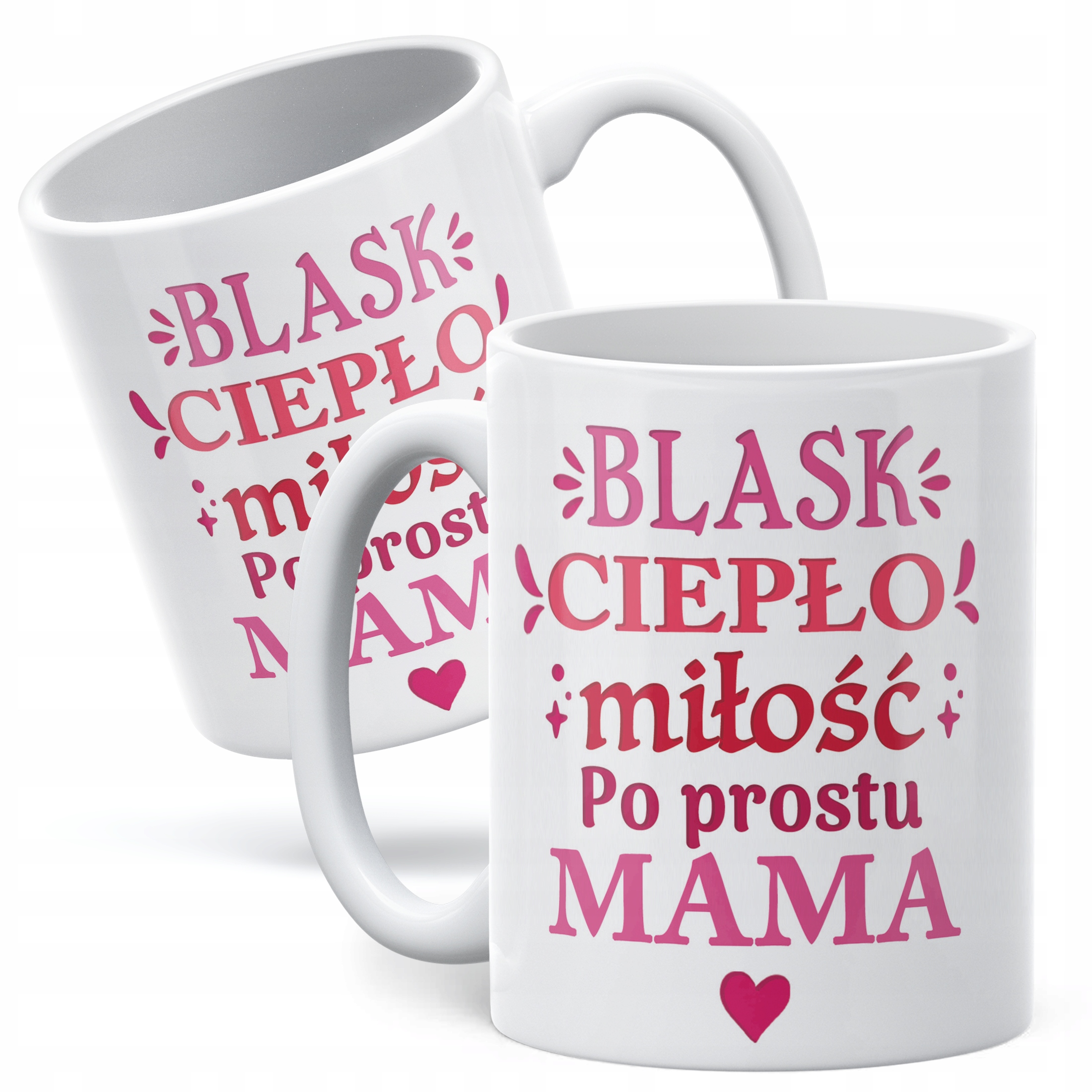 Kubek ceramiczny Dzień Matki Dla Mamy Prezent Blask Ciepło Miłość