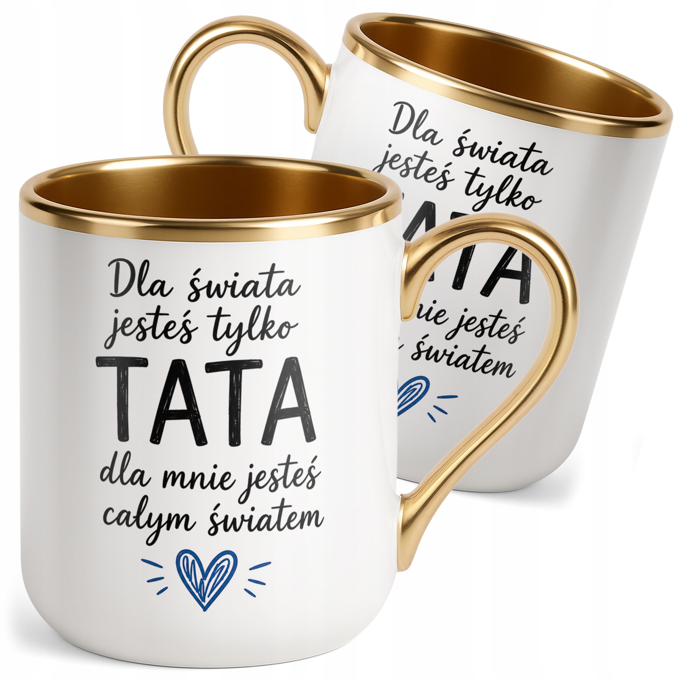 Kubek Premium Złoty Dzień Ojca prezent dla tatusia upominek
