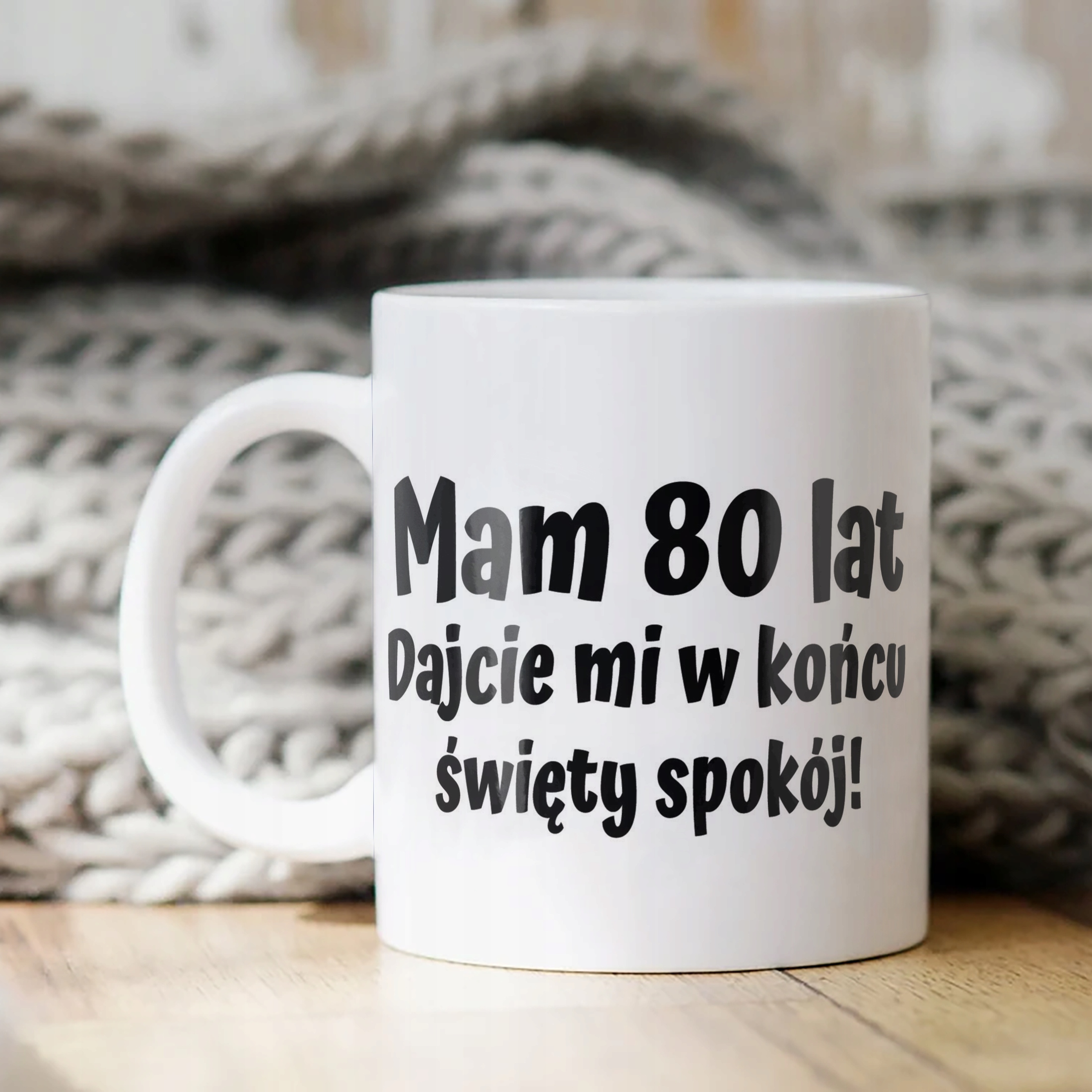 Kubek ceramiczny Mam 80 Lat Na Urodziny Prezent Upominek