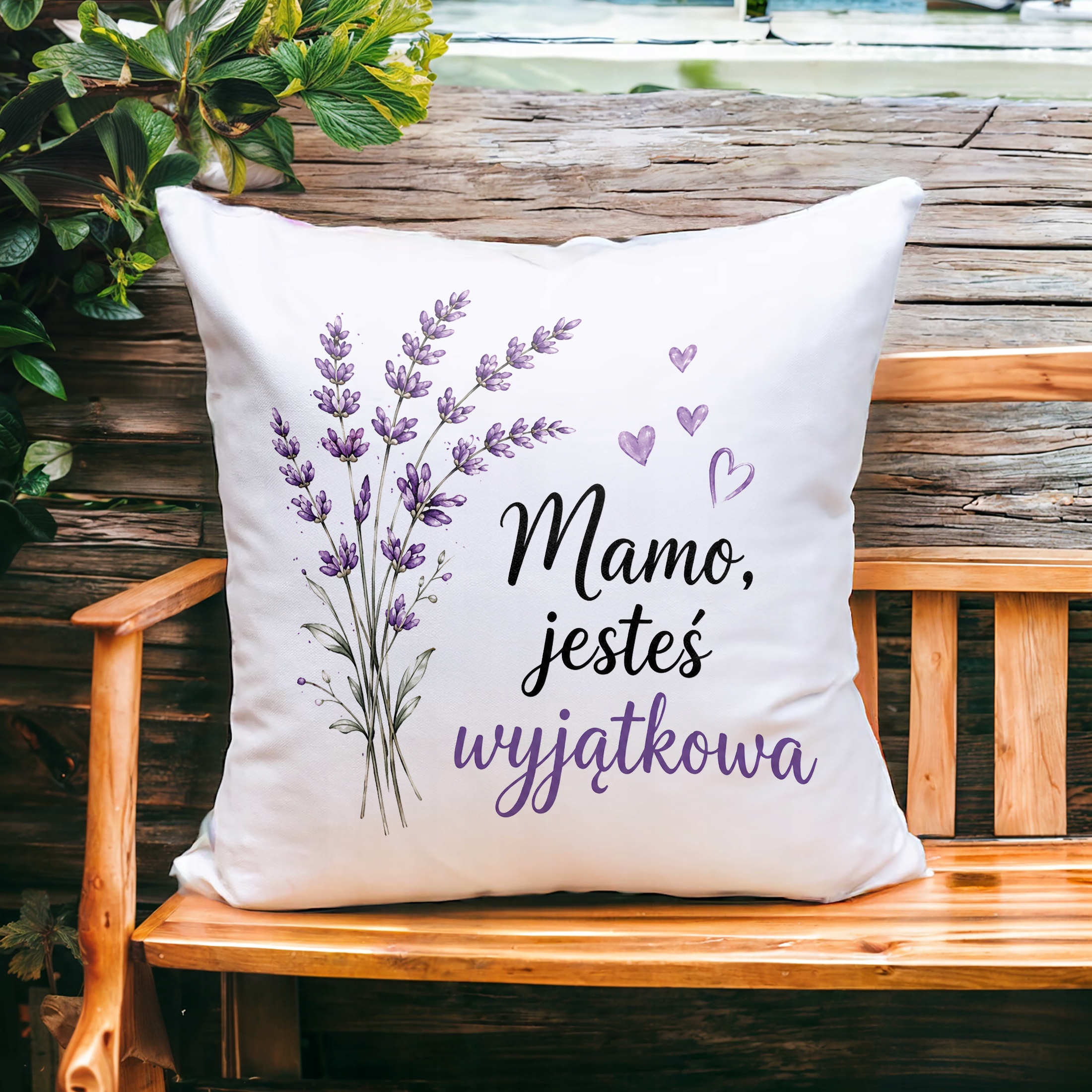 Poduszka dla mamy 38x38cm prezent na Dzień Matki idealny upominek dla mamy