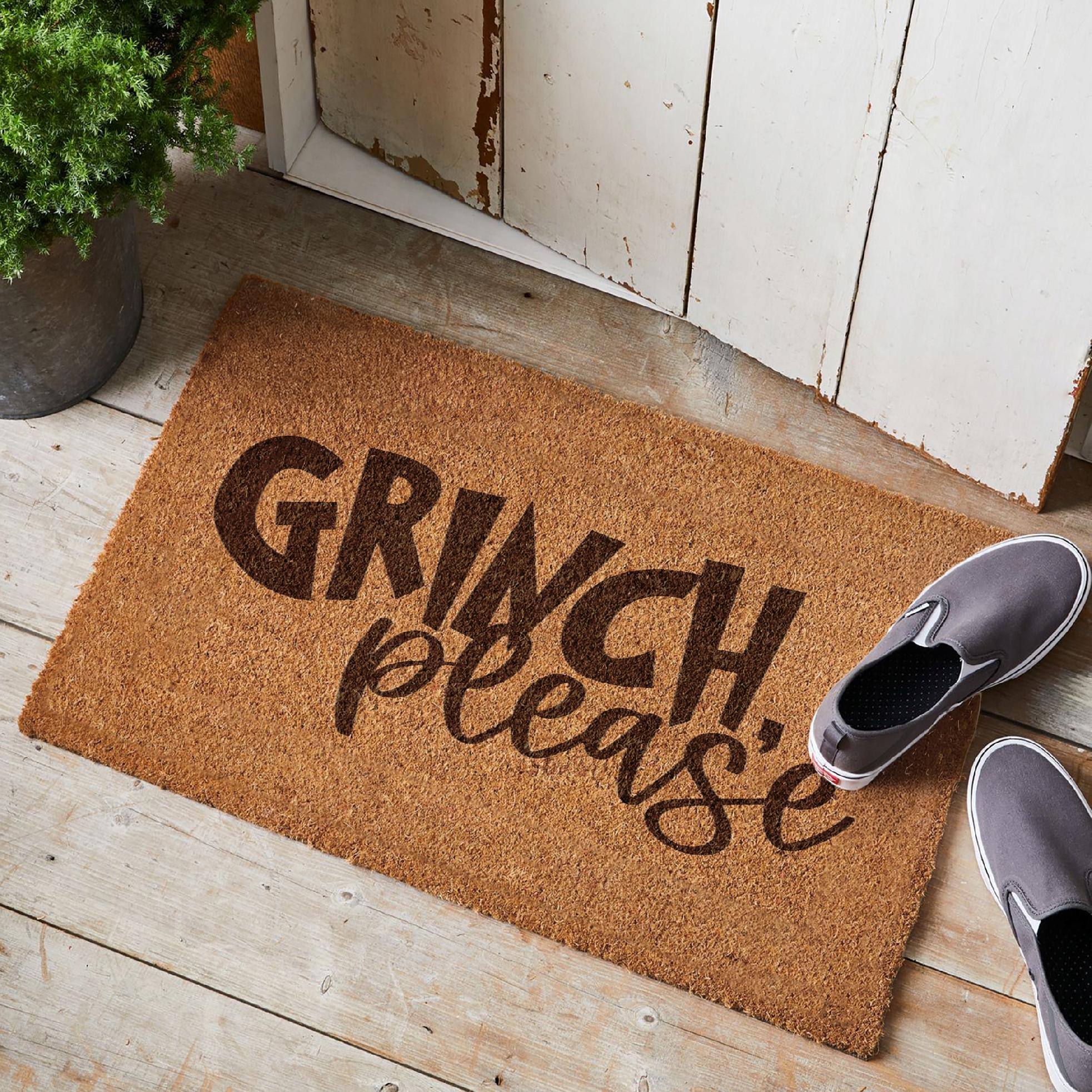 Wycieraczka GRINCH CHRISTMAS Święta Film Prezent Świąteczna kokosowa 60×40