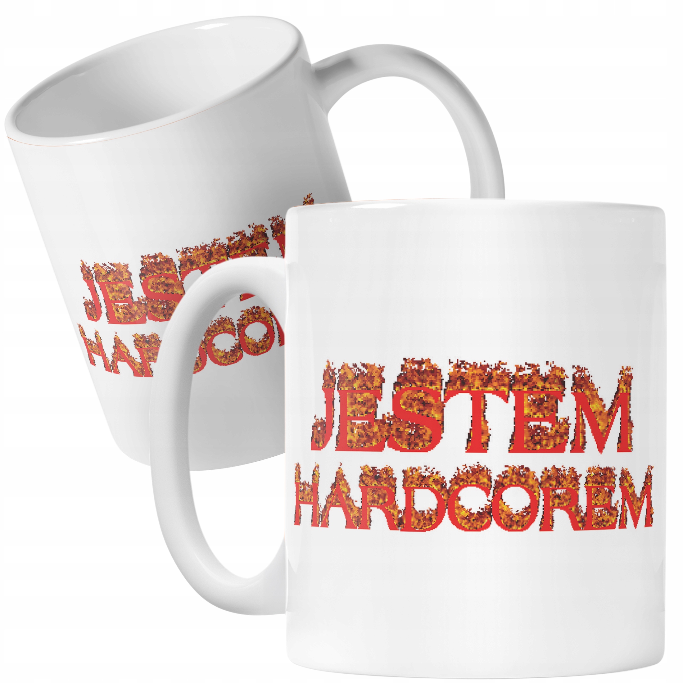 Kubek ceramiczny Jestem Hardcorem Memy Zabawne Prezent