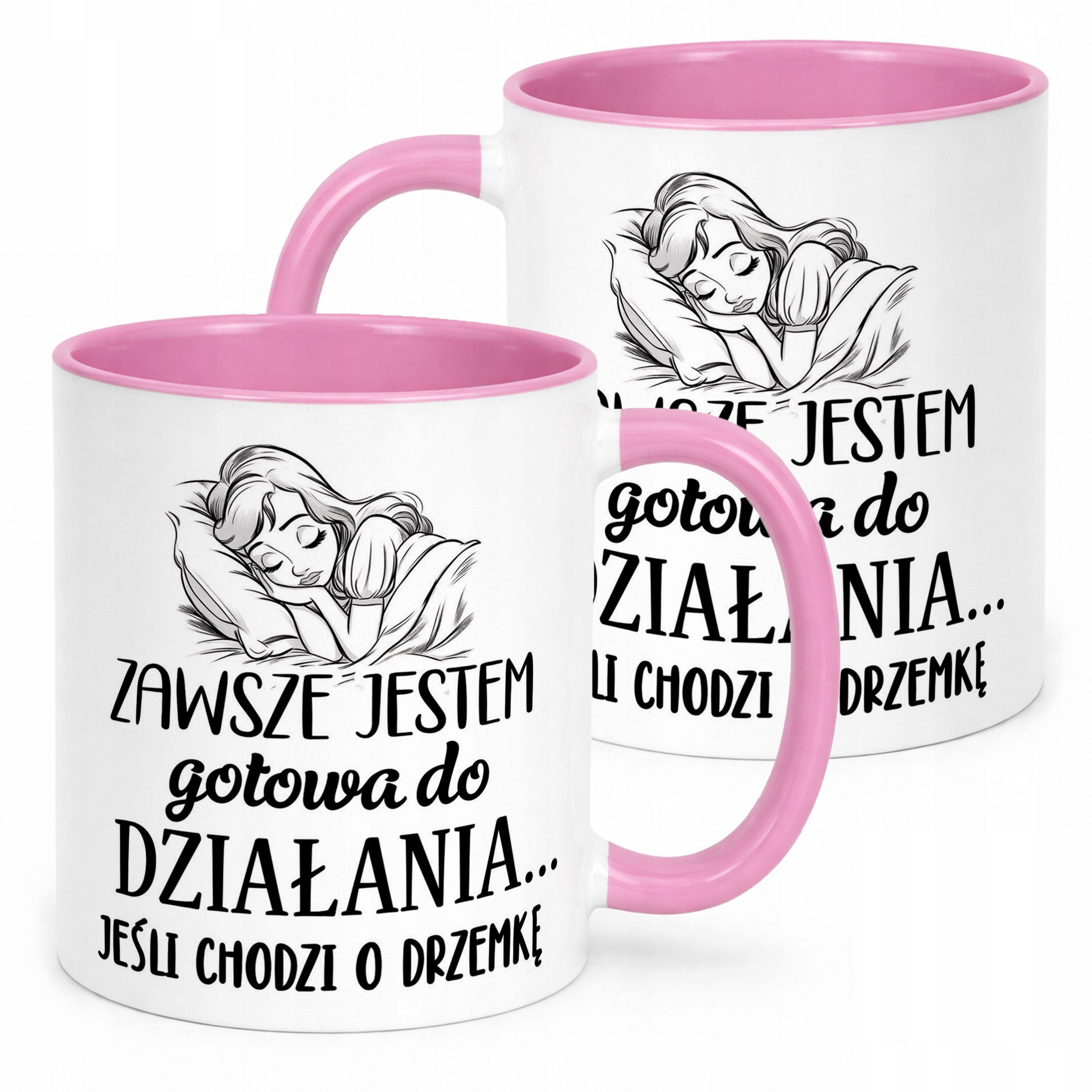 Kubek Różowy Dzień Kobiet Dla Kobiety Dziewczyny Prezent Upominek