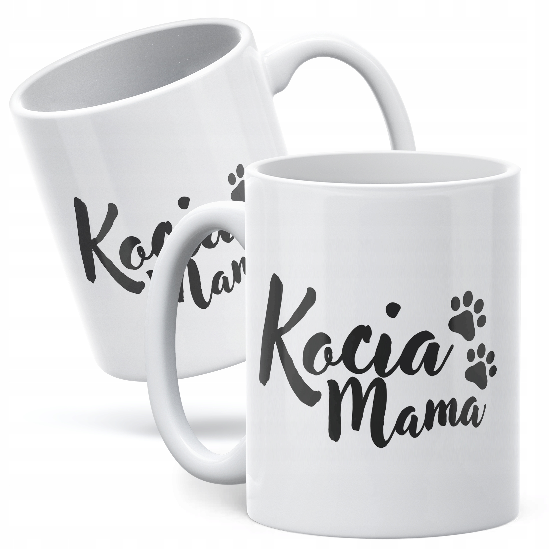 Kubek ceramiczny Kocia Mama Dla Posiadaczki Kota Prezent