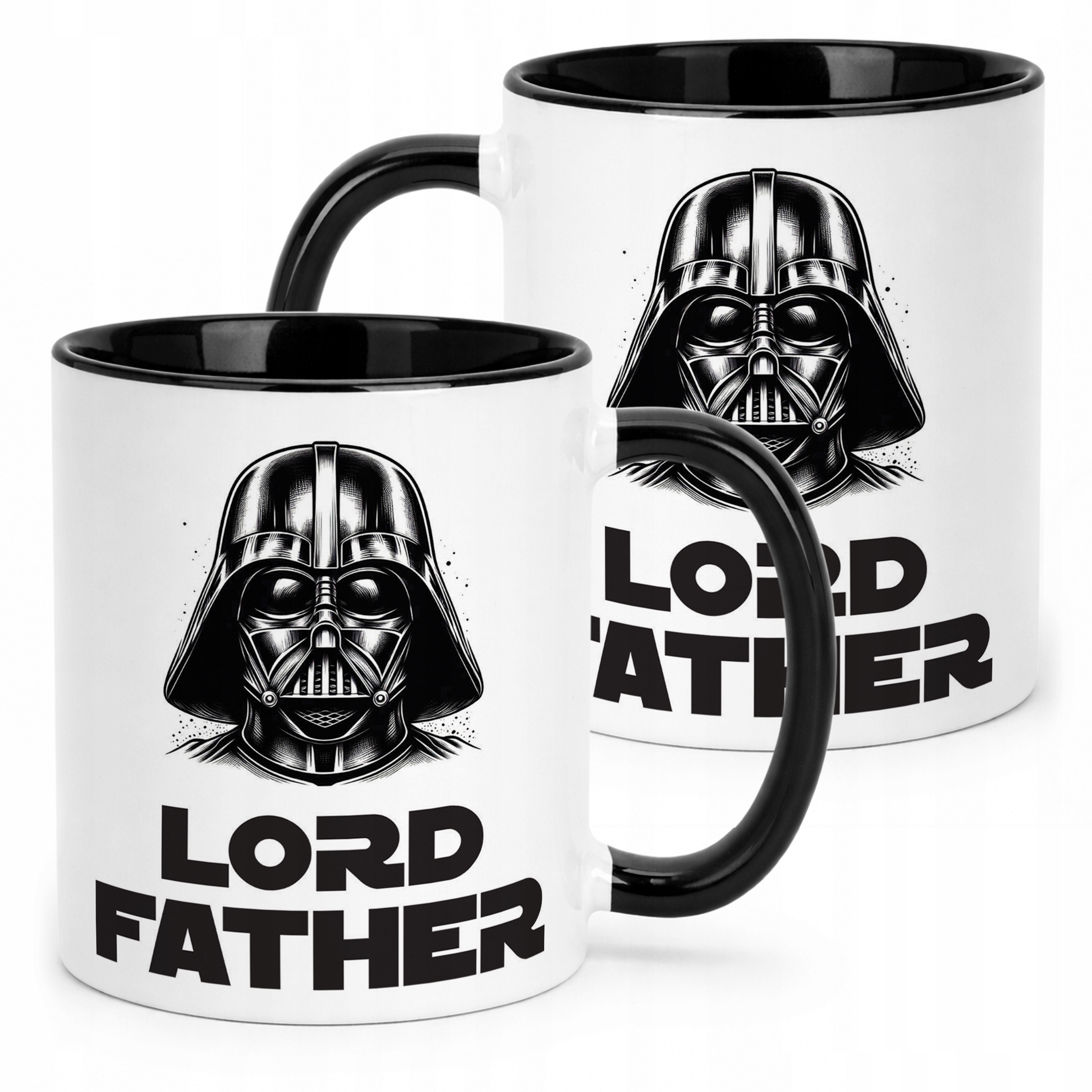 Kubek Czarny Dzień Ojca Dla Taty Lord Father Prezent